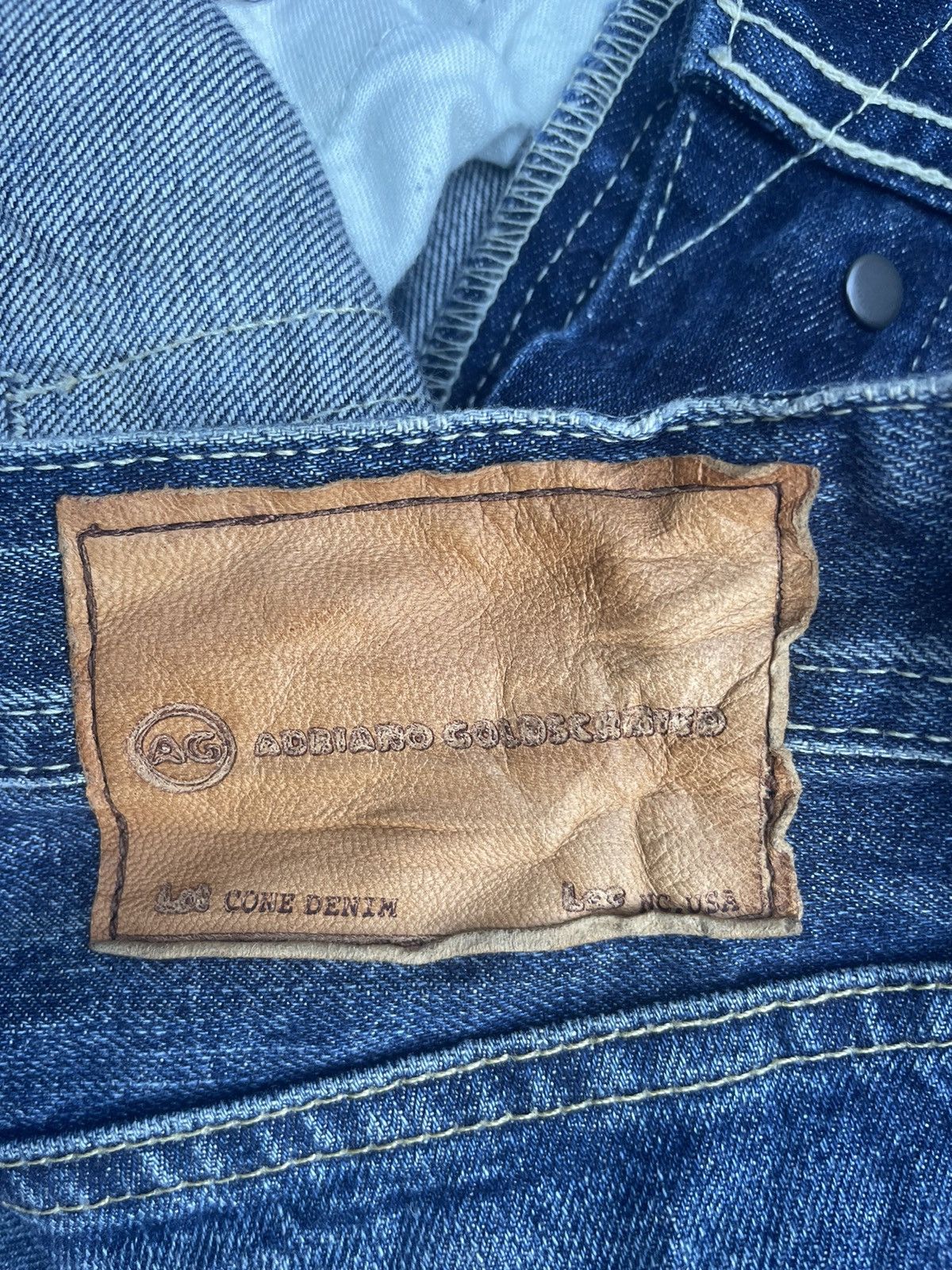 AG Adriano Goldschmied Adriano Goldschmied Selvedge Distresed Denim Size US 31 - 17 Thumbnail