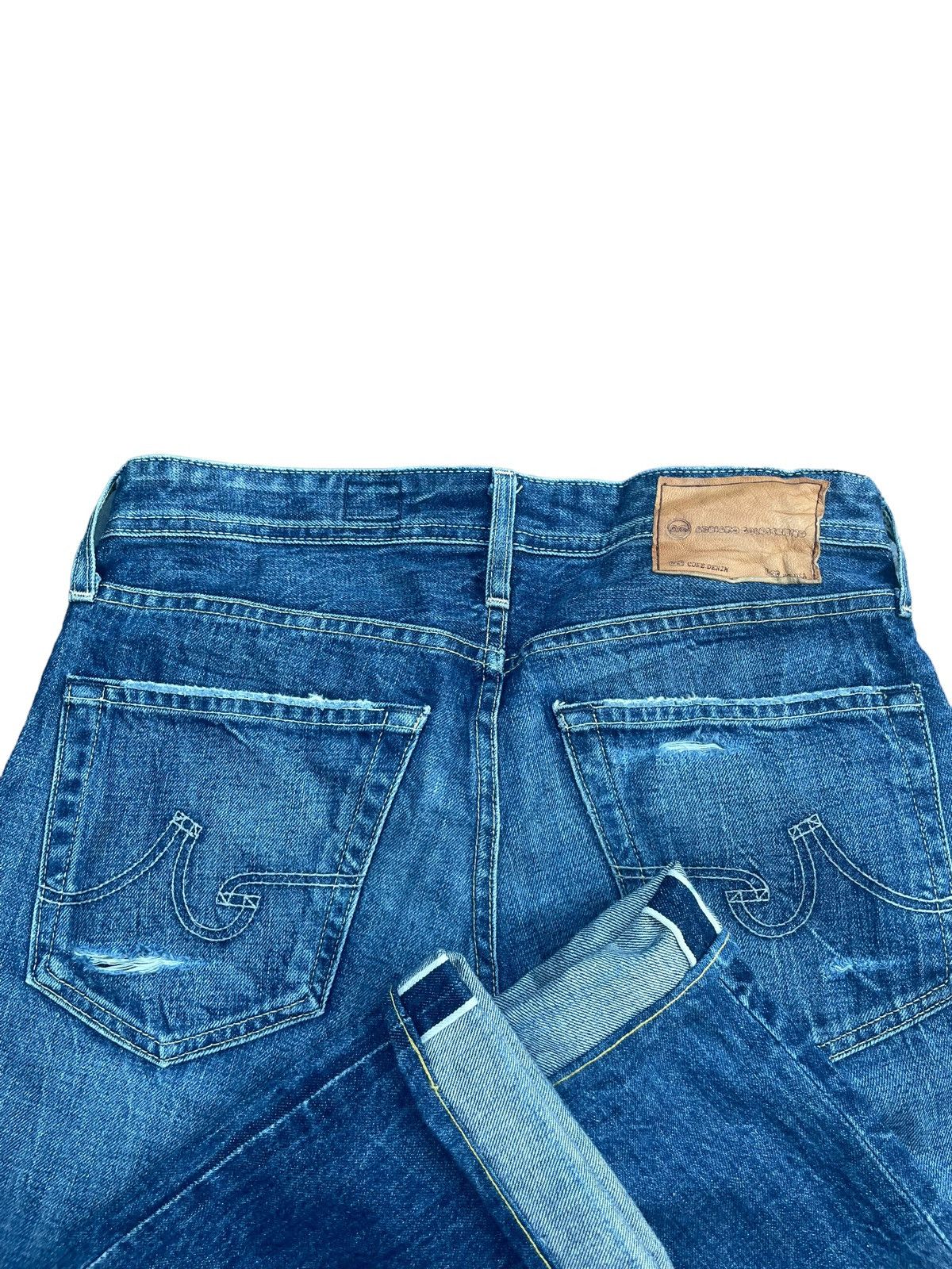 AG Adriano Goldschmied Adriano Goldschmied Selvedge Distresed Denim Size US 31 - 15 Thumbnail