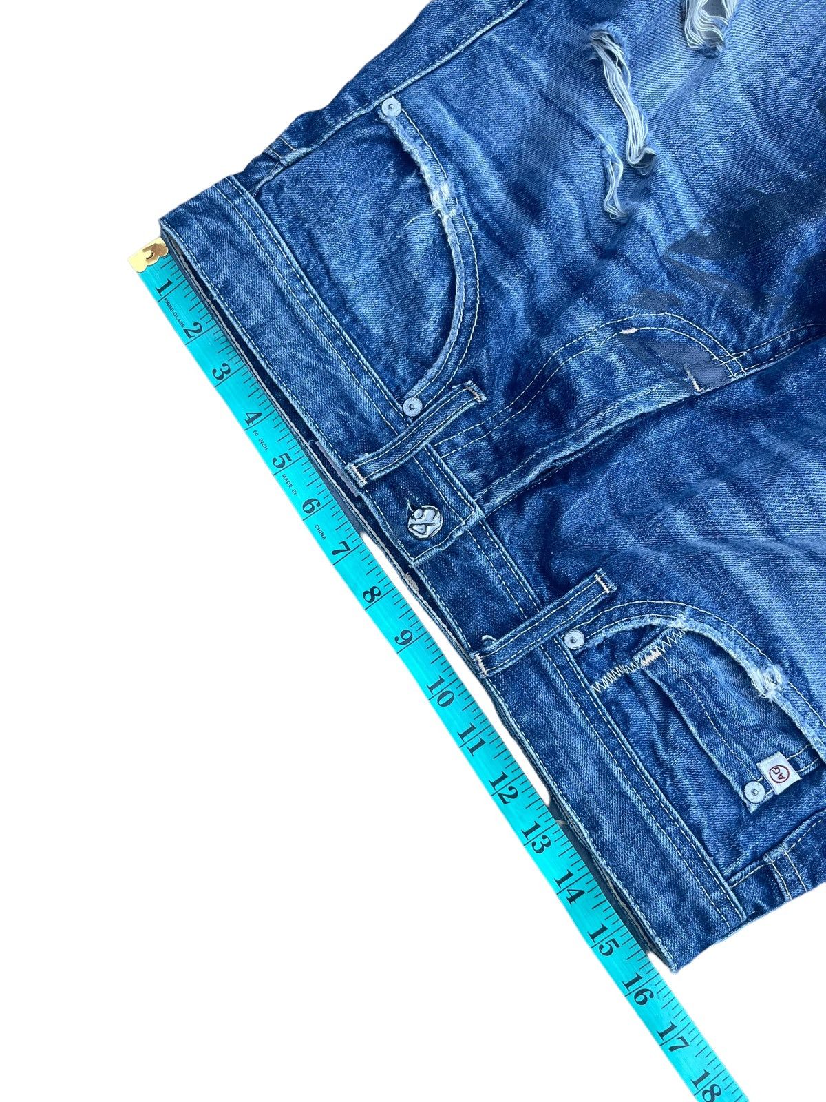 AG Adriano Goldschmied Adriano Goldschmied Selvedge Distresed Denim Size US 31 - 22 Thumbnail