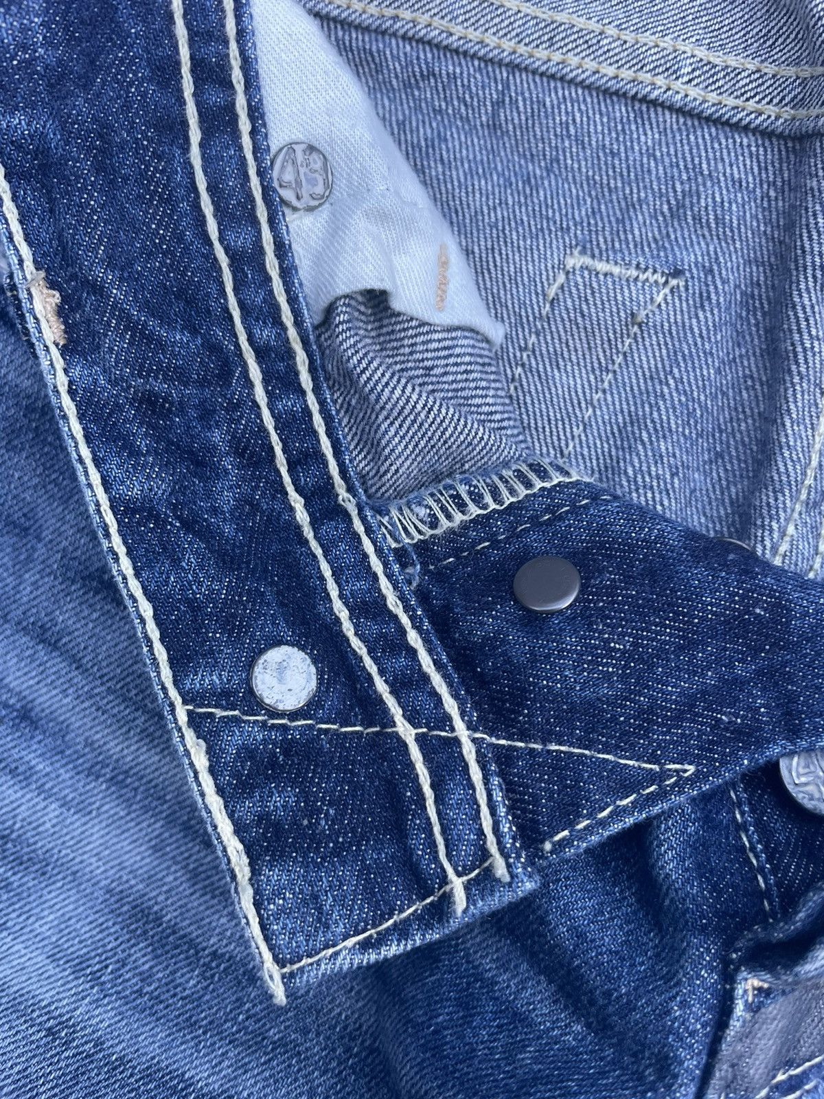 AG Adriano Goldschmied Adriano Goldschmied Selvedge Distresed Denim Size US 31 - 20 Thumbnail