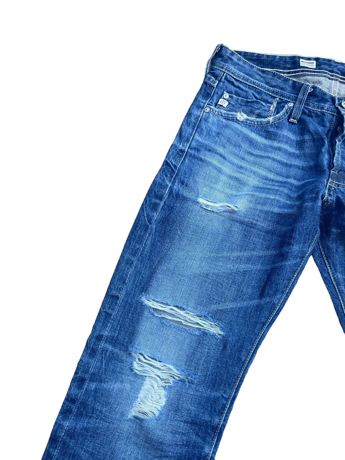 AG Adriano Goldschmied Adriano Goldschmied Selvedge Distresed Denim Size US 31 - 4 Thumbnail