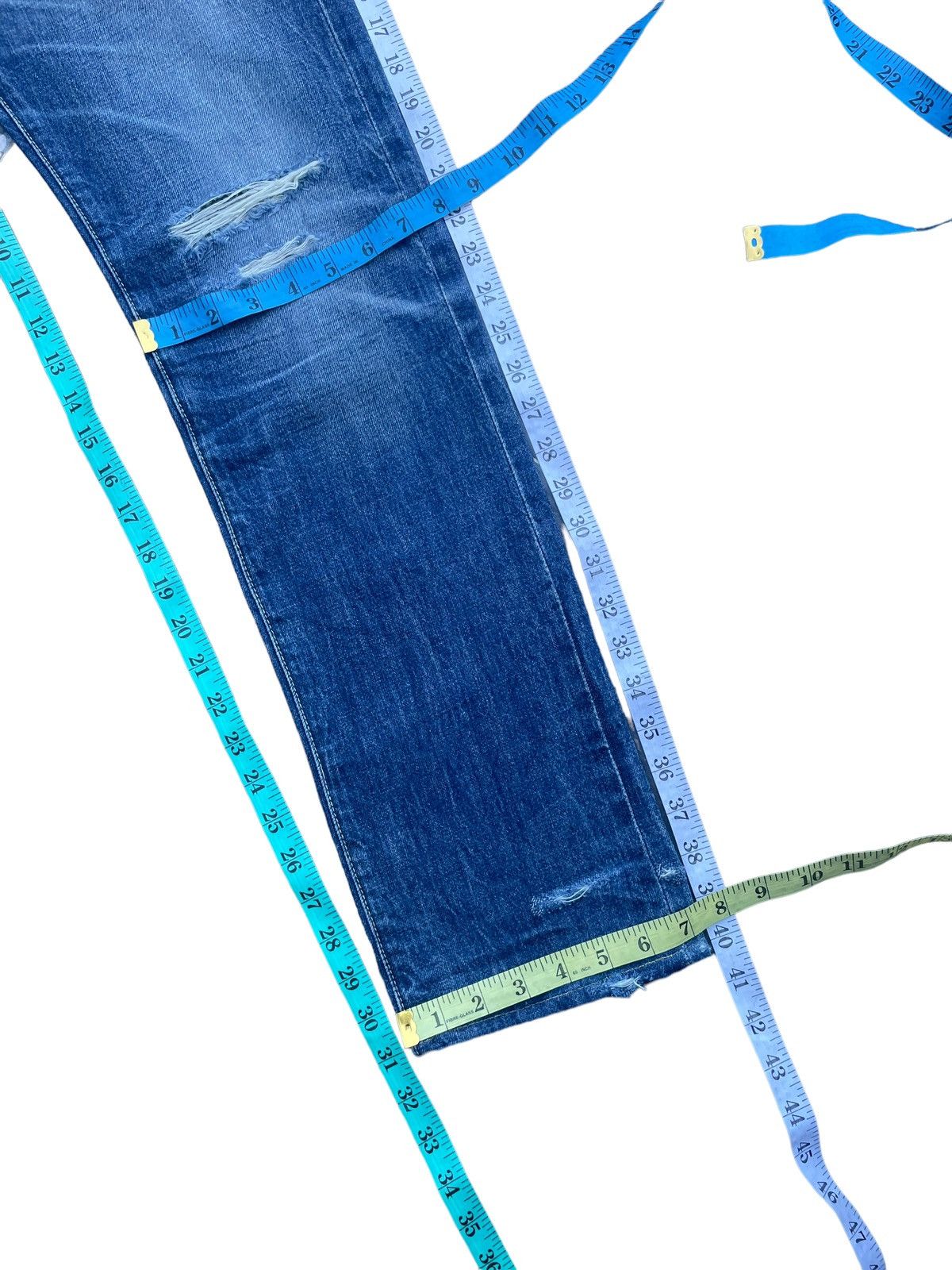 AG Adriano Goldschmied Adriano Goldschmied Selvedge Distresed Denim Size US 31 - 24 Thumbnail