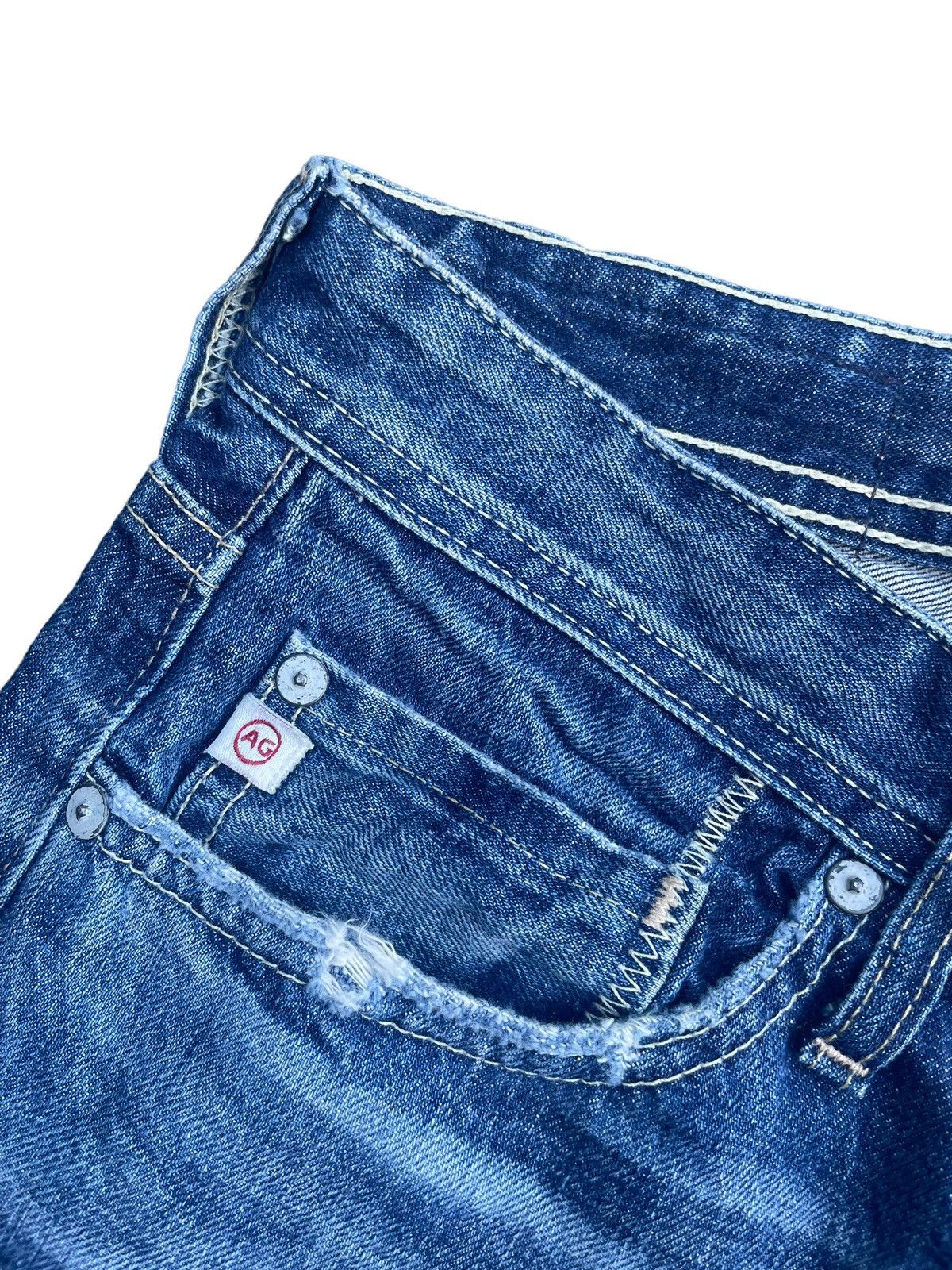 AG Adriano Goldschmied Adriano Goldschmied Selvedge Distresed Denim Size US 31 - 6 Thumbnail