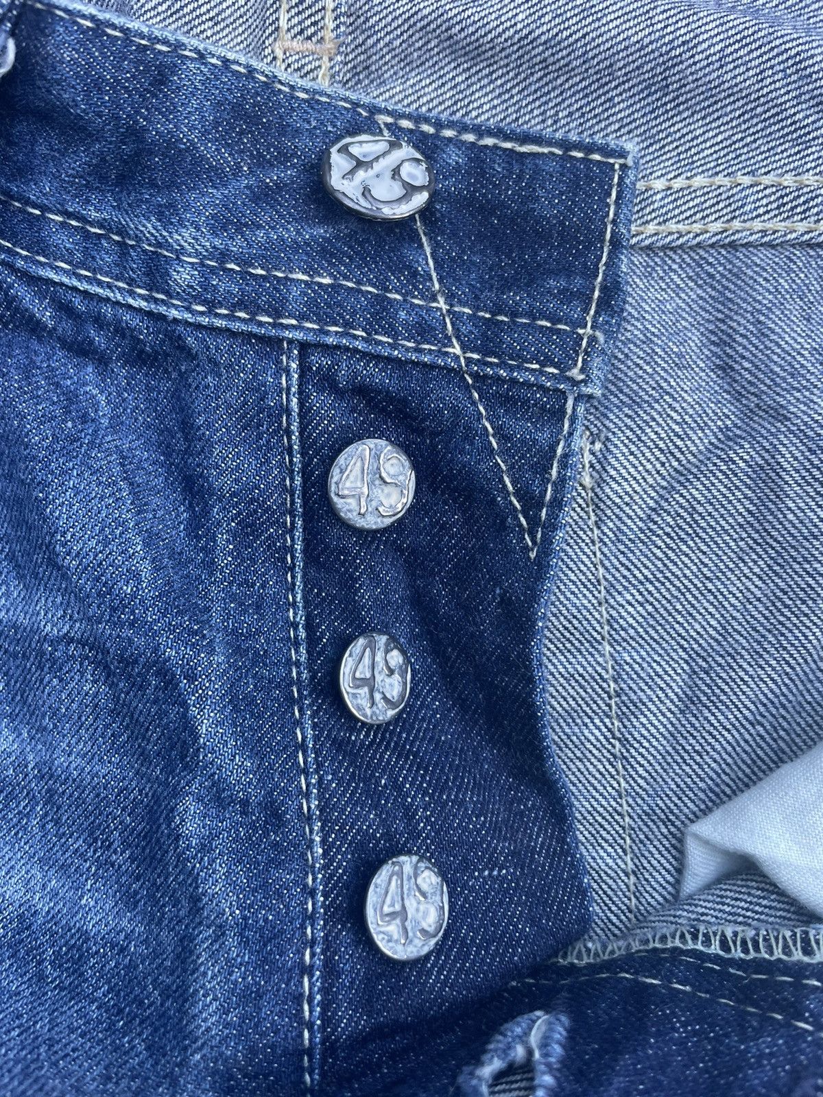 AG Adriano Goldschmied Adriano Goldschmied Selvedge Distresed Denim Size US 31 - 21 Thumbnail
