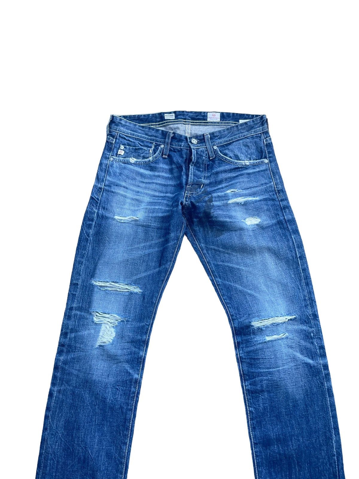 AG Adriano Goldschmied Adriano Goldschmied Selvedge Distresed Denim Size US 31 - 2 Thumbnail