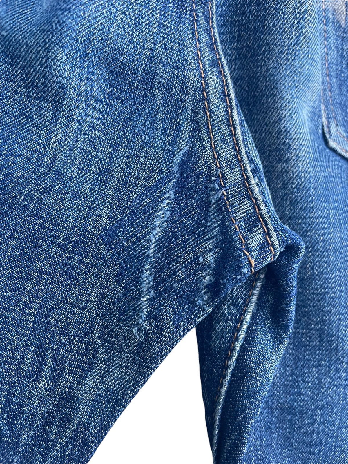 Denime × Vintage Vintage Denime Selvedge Distresed & Rework Size US 32 / EU 48 - 10 Thumbnail