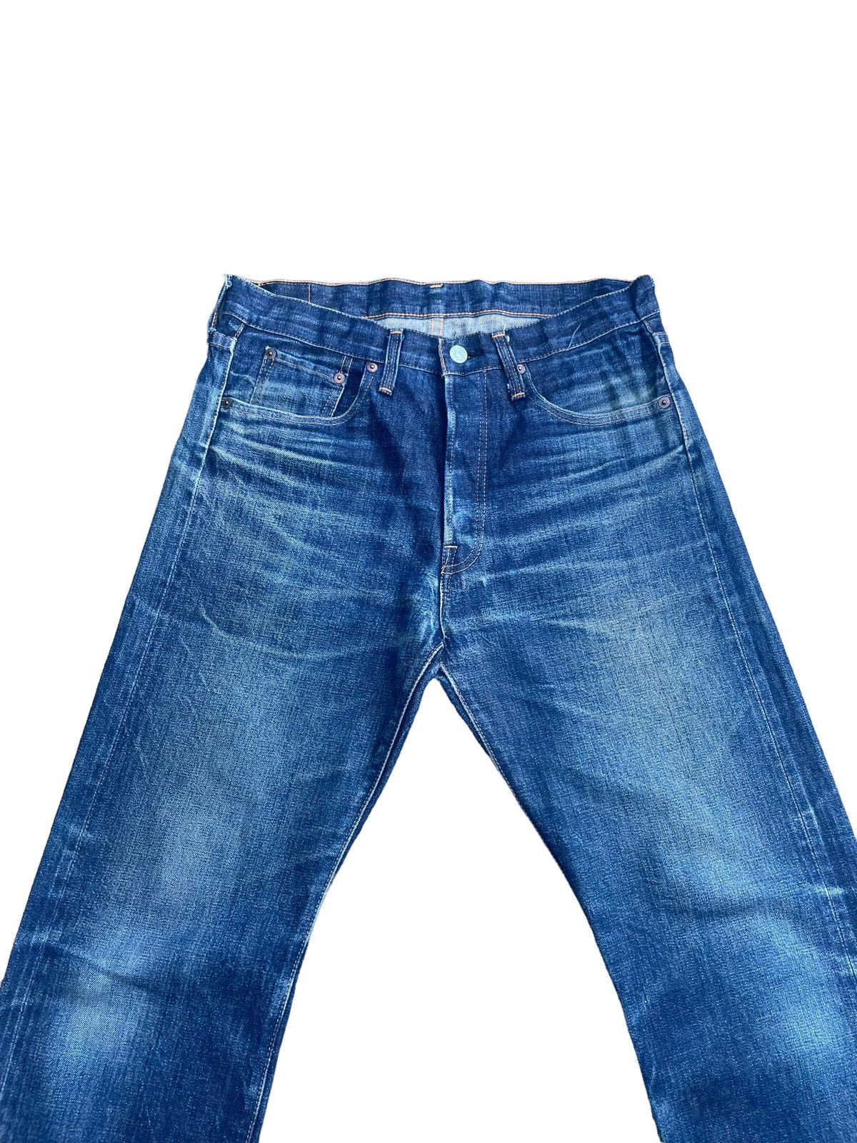 Denime × Vintage Vintage Denime Selvedge Distresed & Rework Size US 32 / EU 48 - 3 Thumbnail