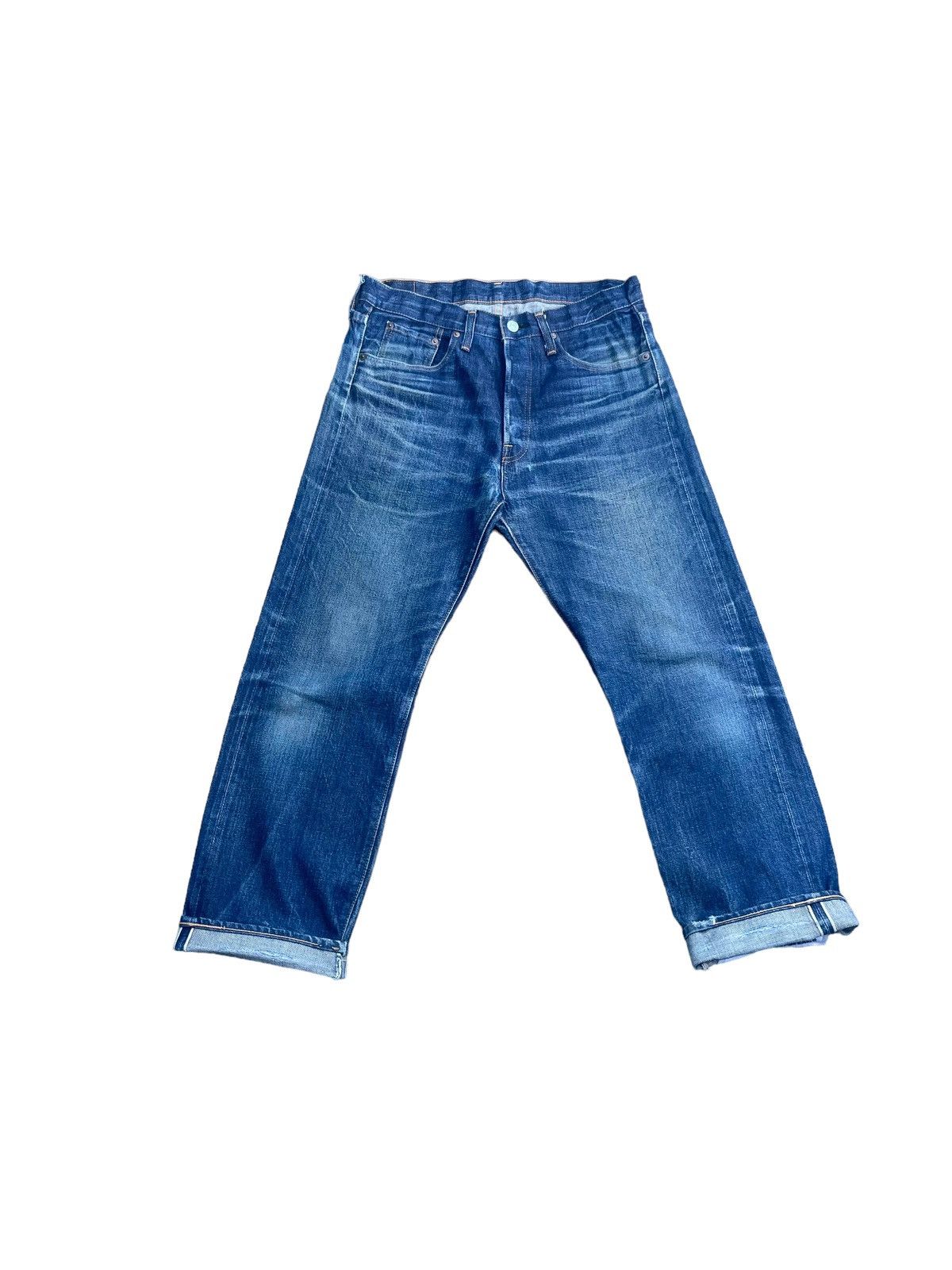 Denime × Vintage Vintage Denime Selvedge Distresed & Rework Size US 32 / EU 48 - 1 Thumbnail