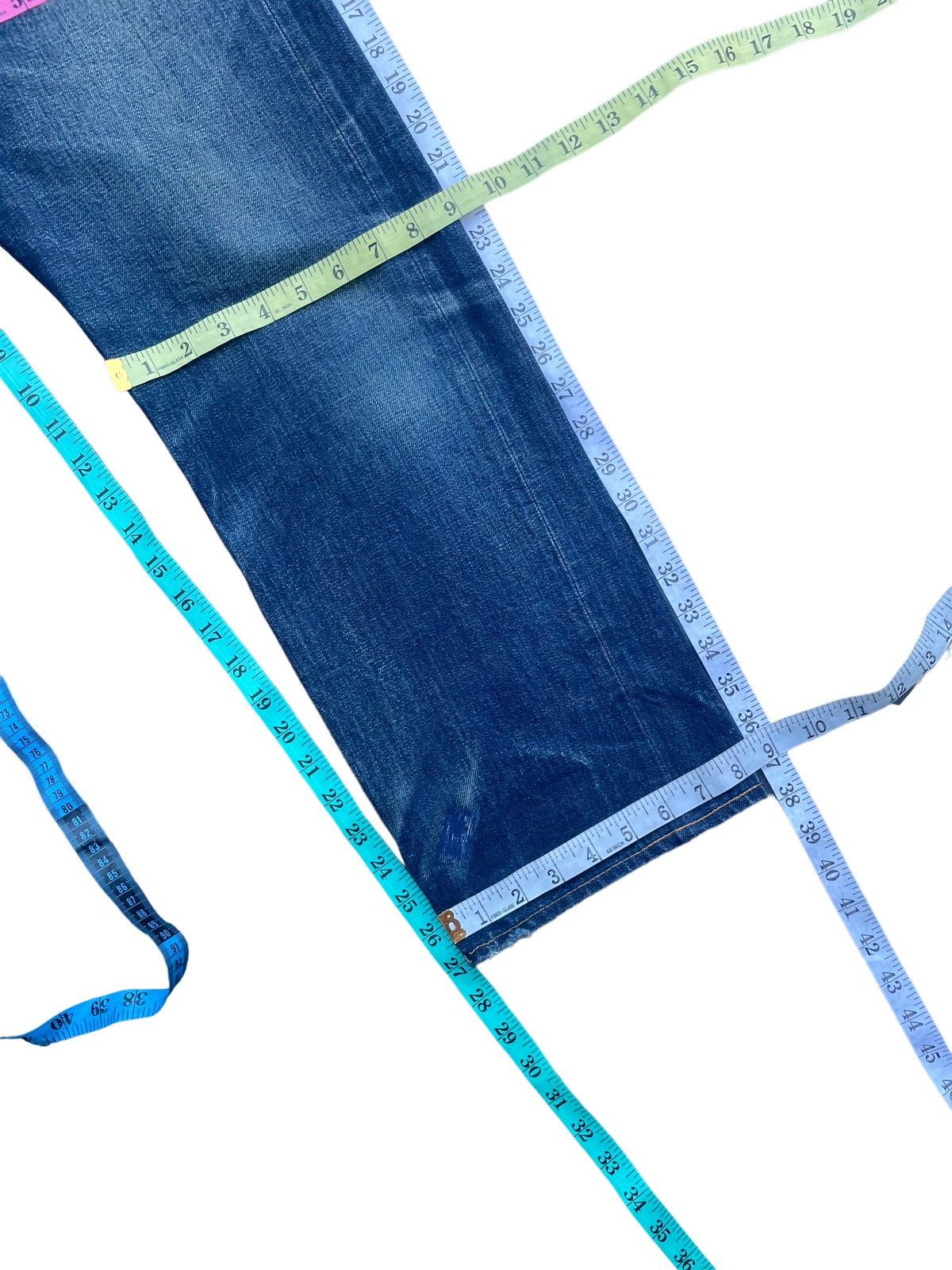 Denime × Vintage Vintage Denime Selvedge Distresed & Rework Size US 32 / EU 48 - 24 Thumbnail