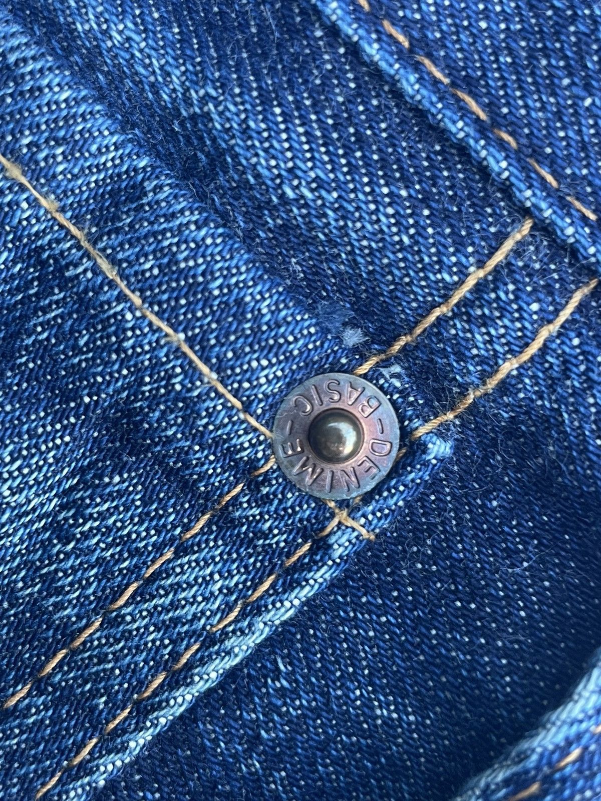 Denime × Vintage Vintage Denime Selvedge Distresed & Rework Size US 32 / EU 48 - 21 Thumbnail