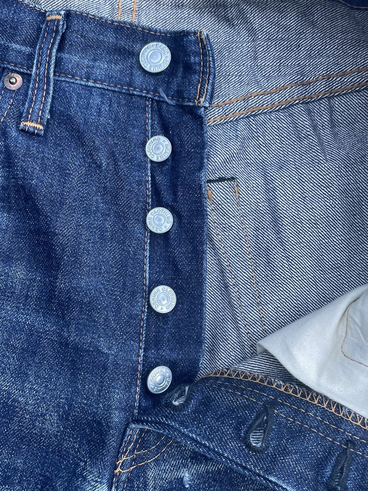 Denime × Vintage Vintage Denime Selvedge Distresed & Rework Size US 32 / EU 48 - 20 Thumbnail