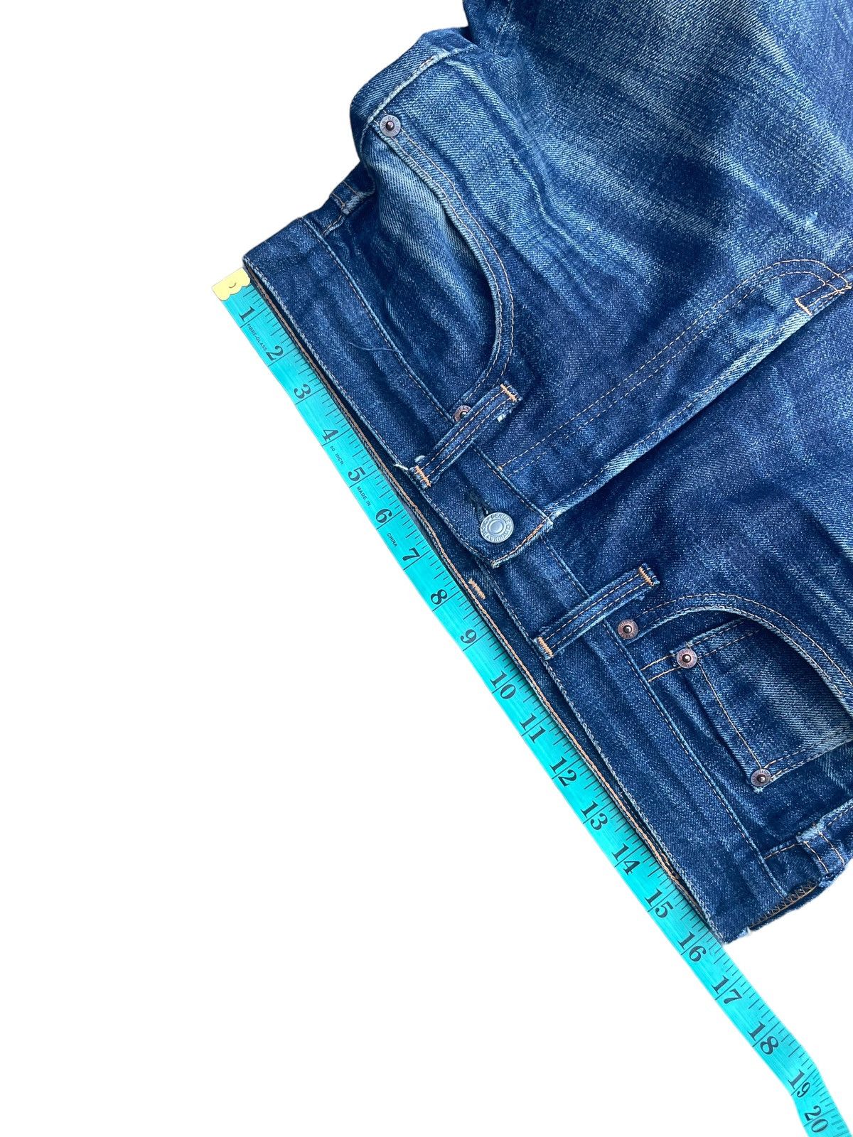Denime × Vintage Vintage Denime Selvedge Distresed & Rework Size US 32 / EU 48 - 22 Thumbnail