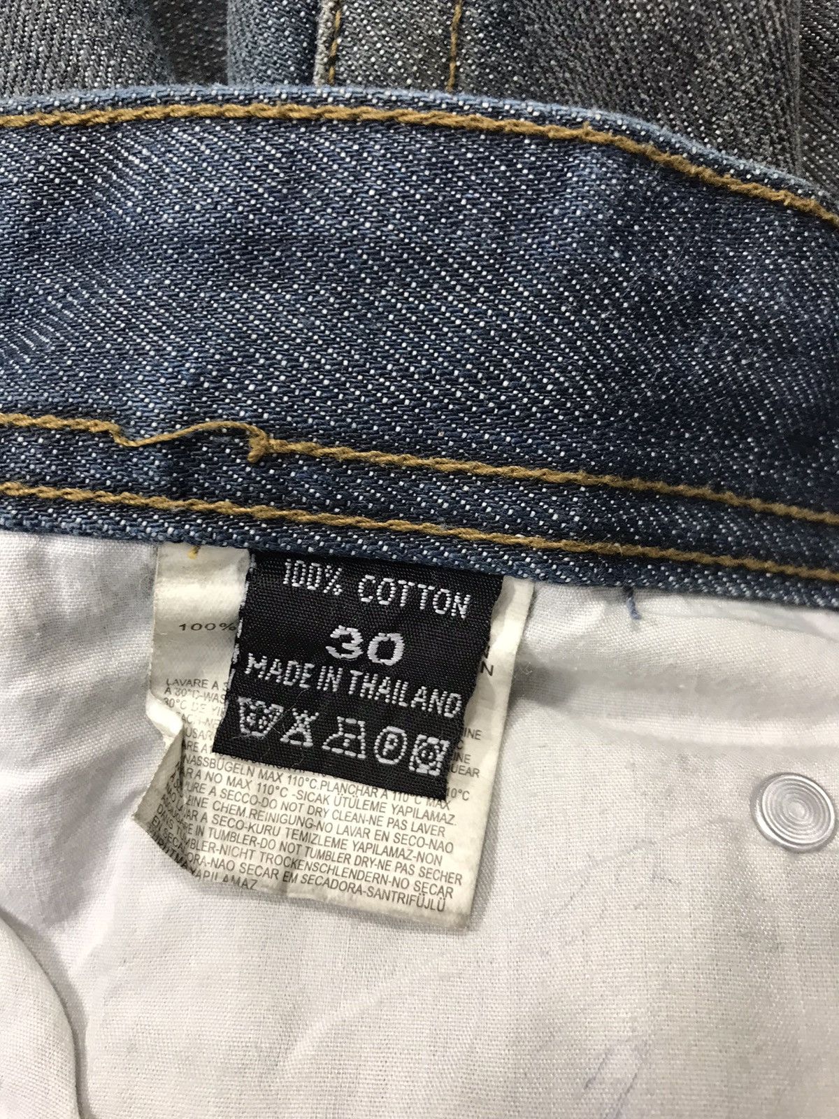 Diesel Diesel Industry NB Regular Fits Buttonfly Distressed Denim Size US 30 / EU 46 - 9 Thumbnail