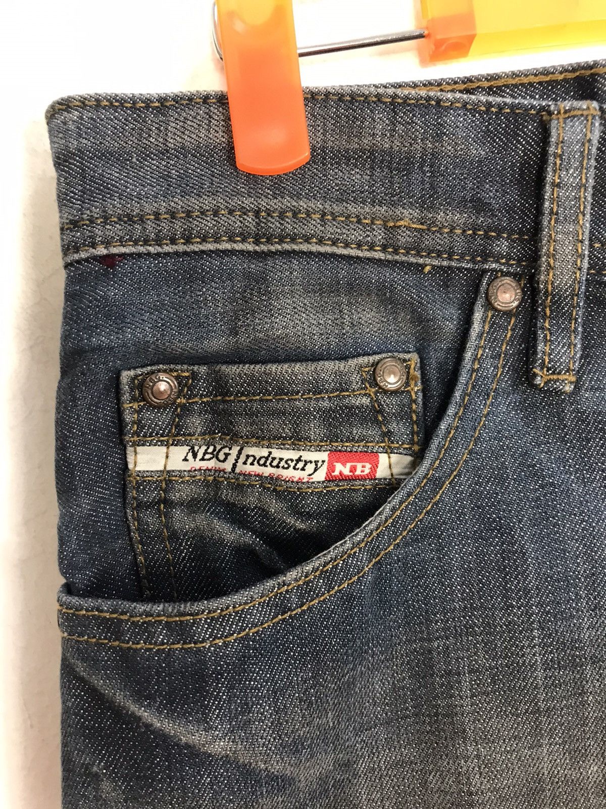 Diesel Diesel Industry NB Regular Fits Buttonfly Distressed Denim Size US 30 / EU 46 - 6 Thumbnail