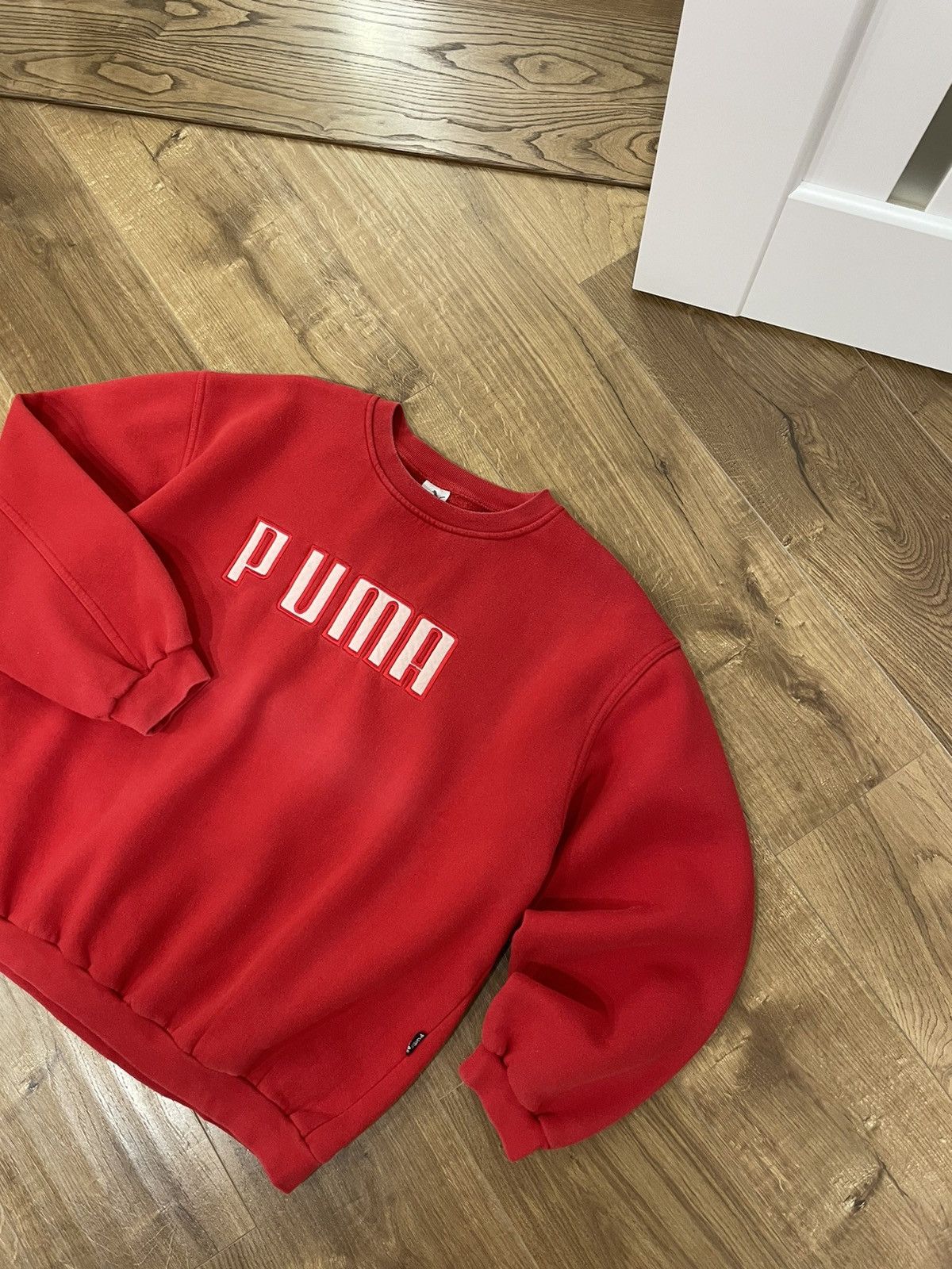 Puma Vintage 90’s Puma Big Logo Red Sweatshirt Size XL Size US XL / EU 56 / 4 - 3 Thumbnail