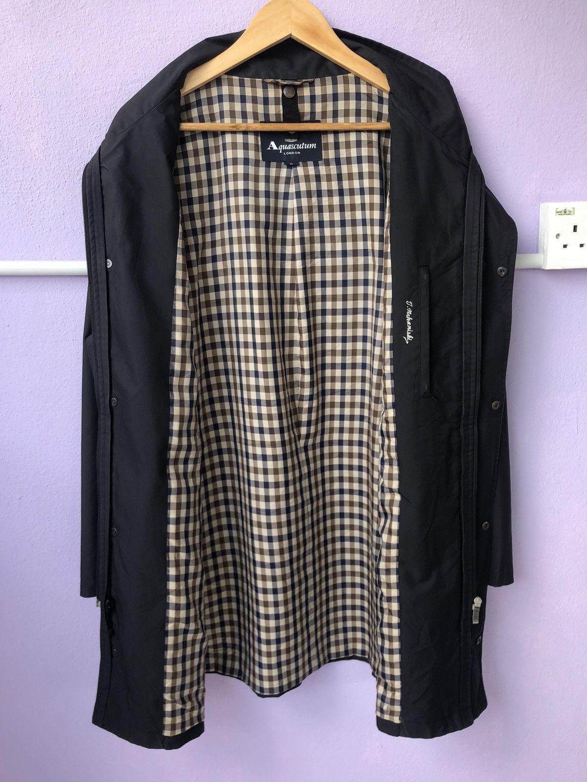 Aquascutum Vintage Aquascutum London Trench Coat Jacket Size US XL / EU 56 / 4 - 12 Thumbnail