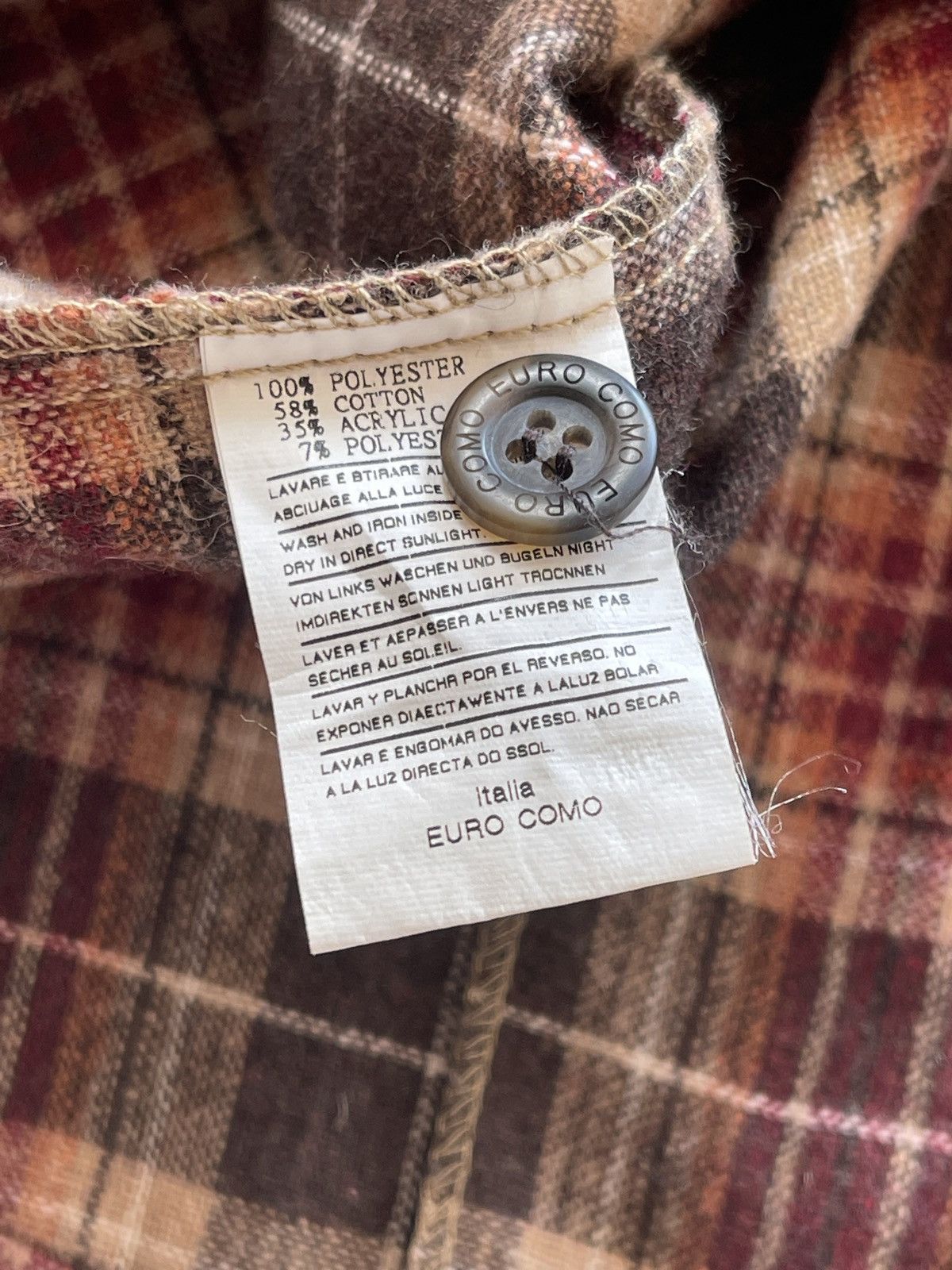 Japanese Brand Euro Como Hoodies Flannel Size US L / EU 52-54 / 3 - 7 Thumbnail