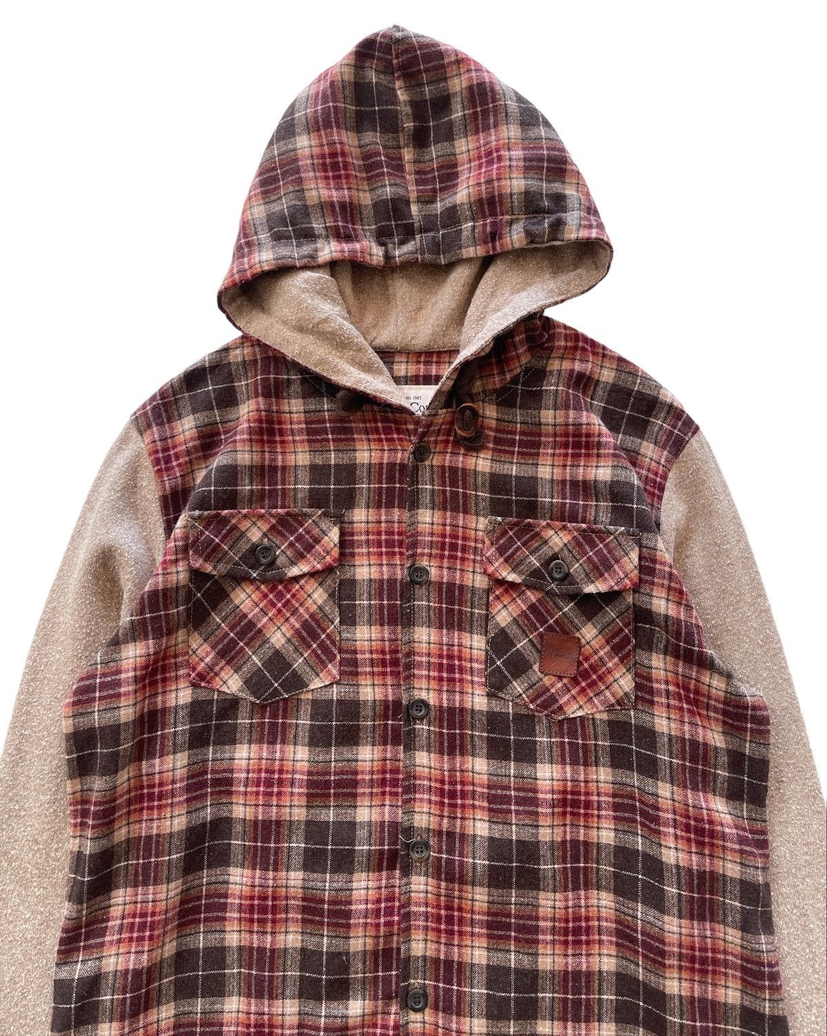 Japanese Brand Euro Como Hoodies Flannel Size US L / EU 52-54 / 3 - 3 Thumbnail