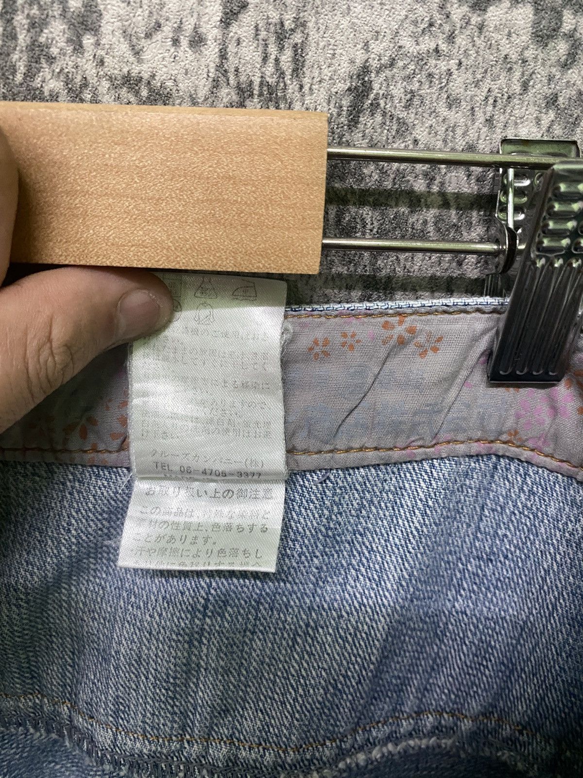 Japanese Brand Vintage KARAKURI TAMASHI Double Waist Denim Size US 34 / EU 50 - 14 Thumbnail