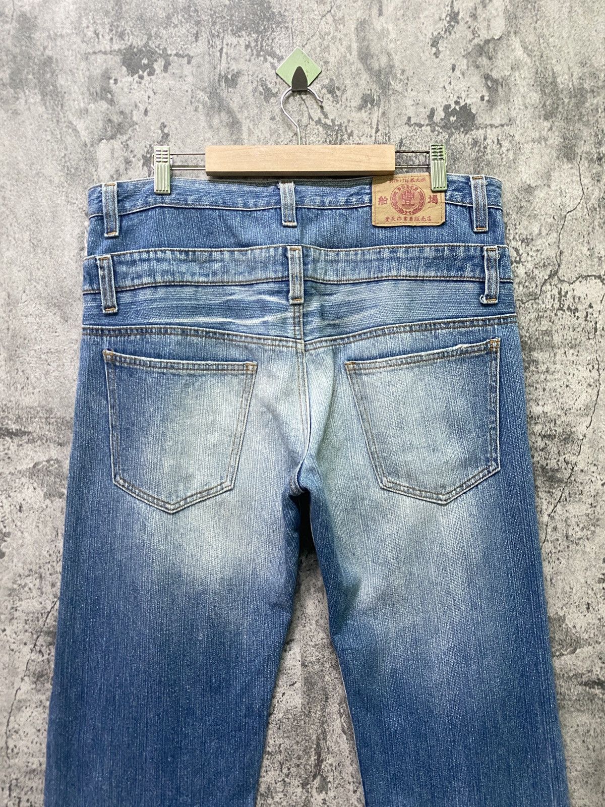 Japanese Brand Vintage KARAKURI TAMASHI Double Waist Denim Size US 34 / EU 50 - 9 Thumbnail