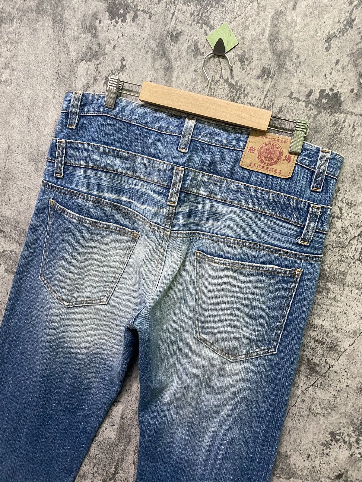 Japanese Brand Vintage KARAKURI TAMASHI Double Waist Denim Size US 34 / EU 50 - 12 Thumbnail