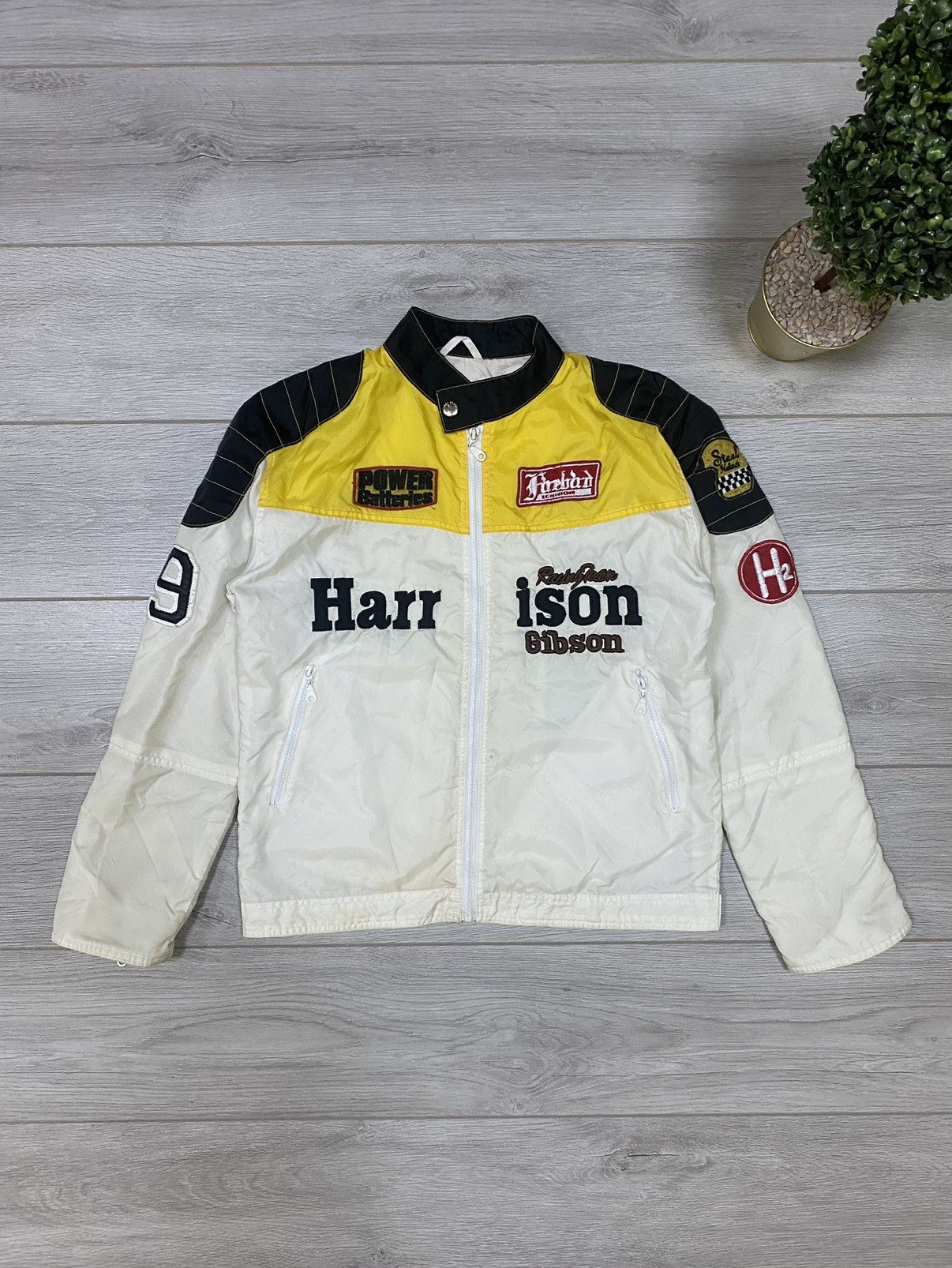 Vintage Harrison Gibson vintage Racing Team moto jacket Size US L / EU 52-54 / 3 - 1 Thumbnail