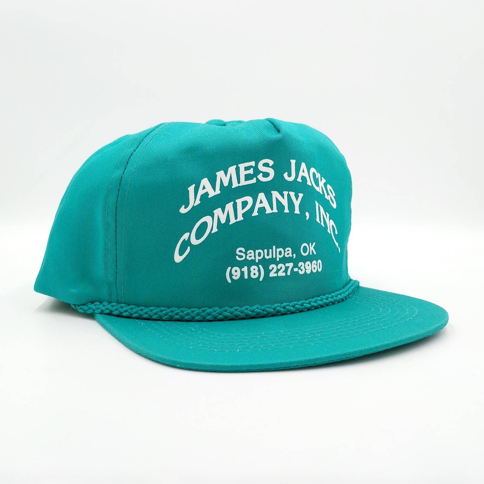 Vintage Vintage James Jacks Co Snapback Trucker Hat 90s NOS UNWORN Size ONE SIZE - 1 Thumbnail