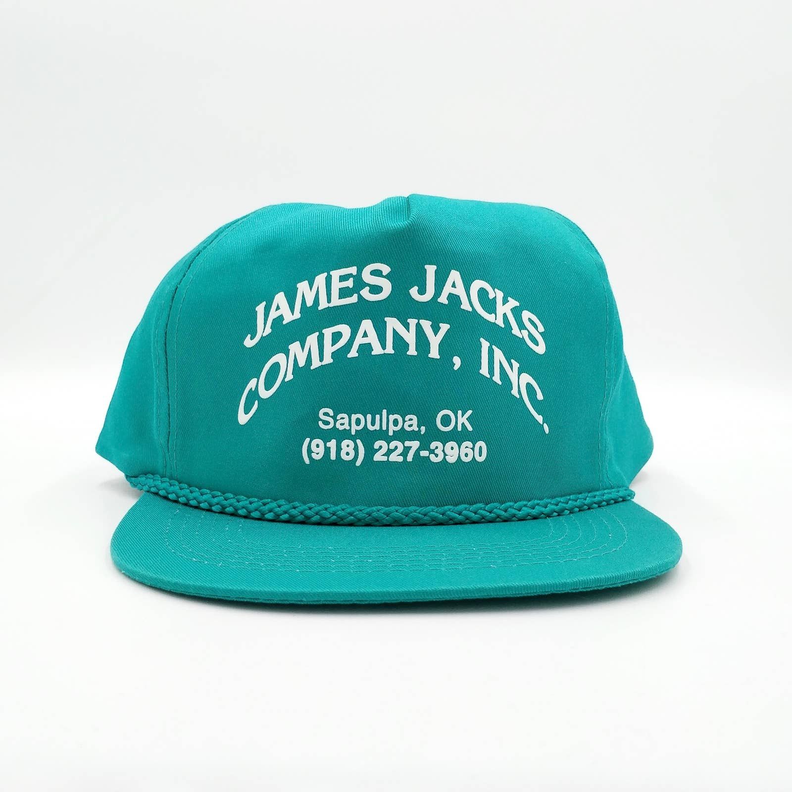 Vintage Vintage James Jacks Co Snapback Trucker Hat 90s NOS UNWORN Size ONE SIZE - 2 Thumbnail