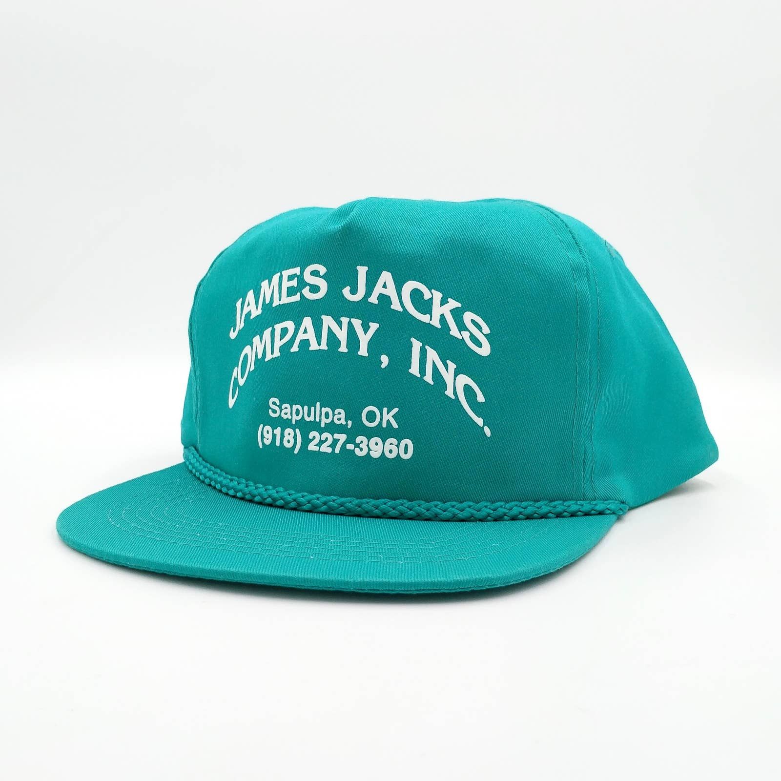 Vintage Vintage James Jacks Co Snapback Trucker Hat 90s NOS UNWORN Size ONE SIZE - 3 Thumbnail