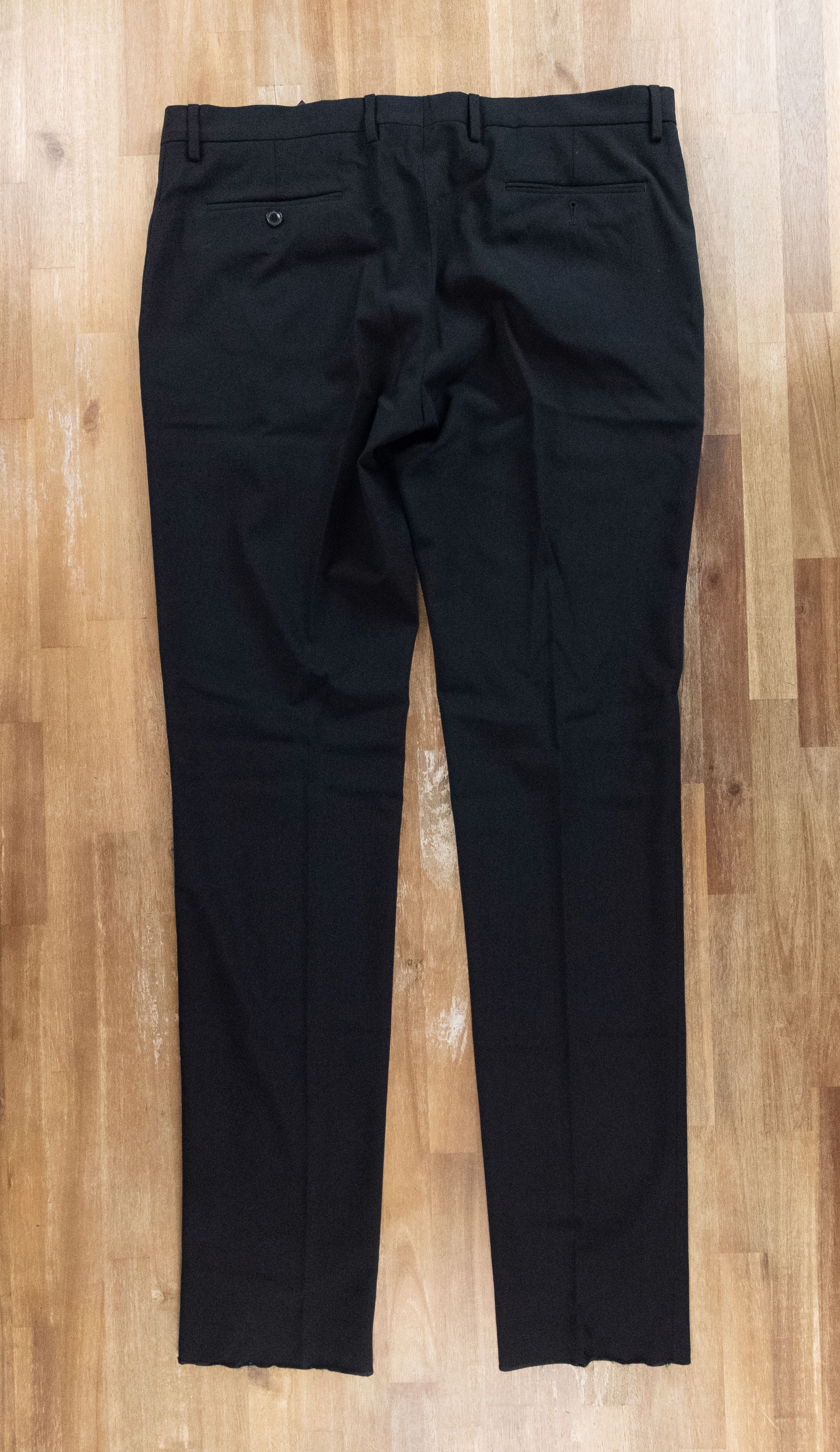 Giorgio Armani GIORGIO ARMANI black wool formal pants trousers 38 US / 54 Size US 38 / EU 54 - 6 Thumbnail