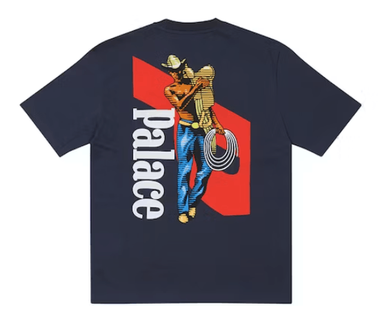 Palace Palace Saves T-Shirt Navy Large Size US L / EU 52-54 / 3 - 1 Thumbnail