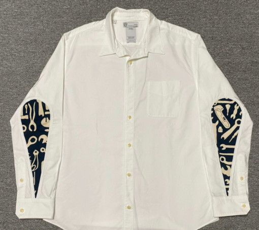 Image of Visvim 15Ss Albacore Shirt in White, Men's (Size XL)