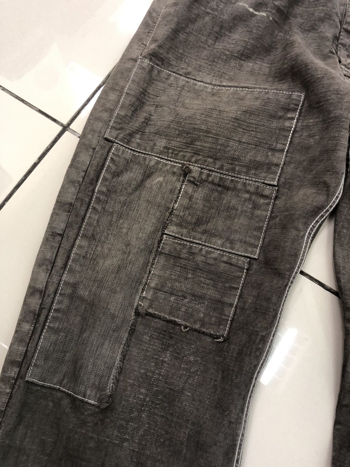 Japanese Brand × Montage Vintage Montage Denim Crowd patchwork/ sashiko boro Size US 33 - 9 Thumbnail