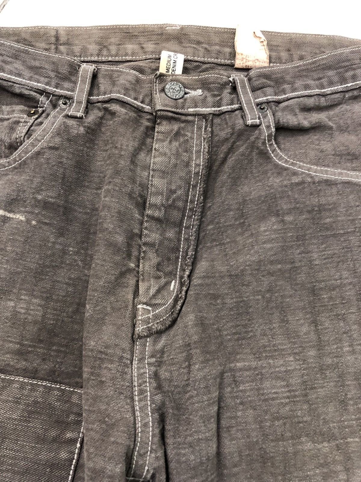 Japanese Brand × Montage Vintage Montage Denim Crowd patchwork/ sashiko boro Size US 33 - 7 Thumbnail