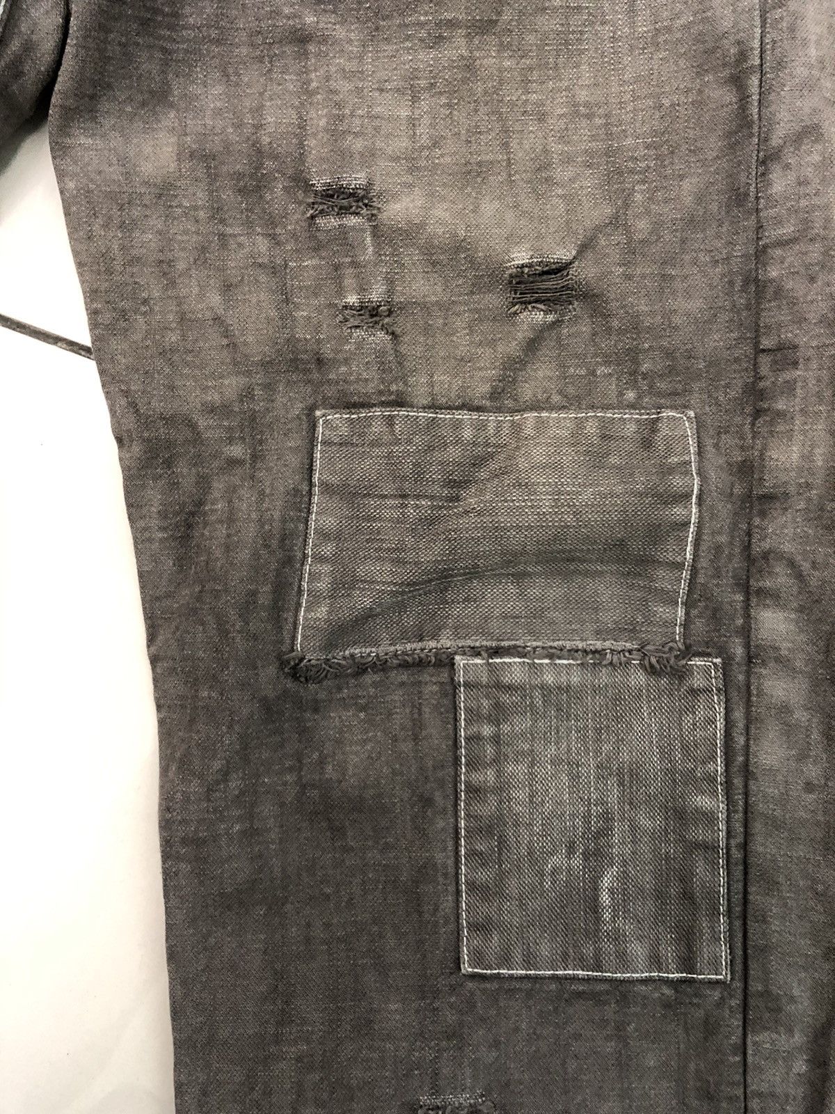 Japanese Brand × Montage Vintage Montage Denim Crowd patchwork/ sashiko boro Size US 33 - 5 Thumbnail