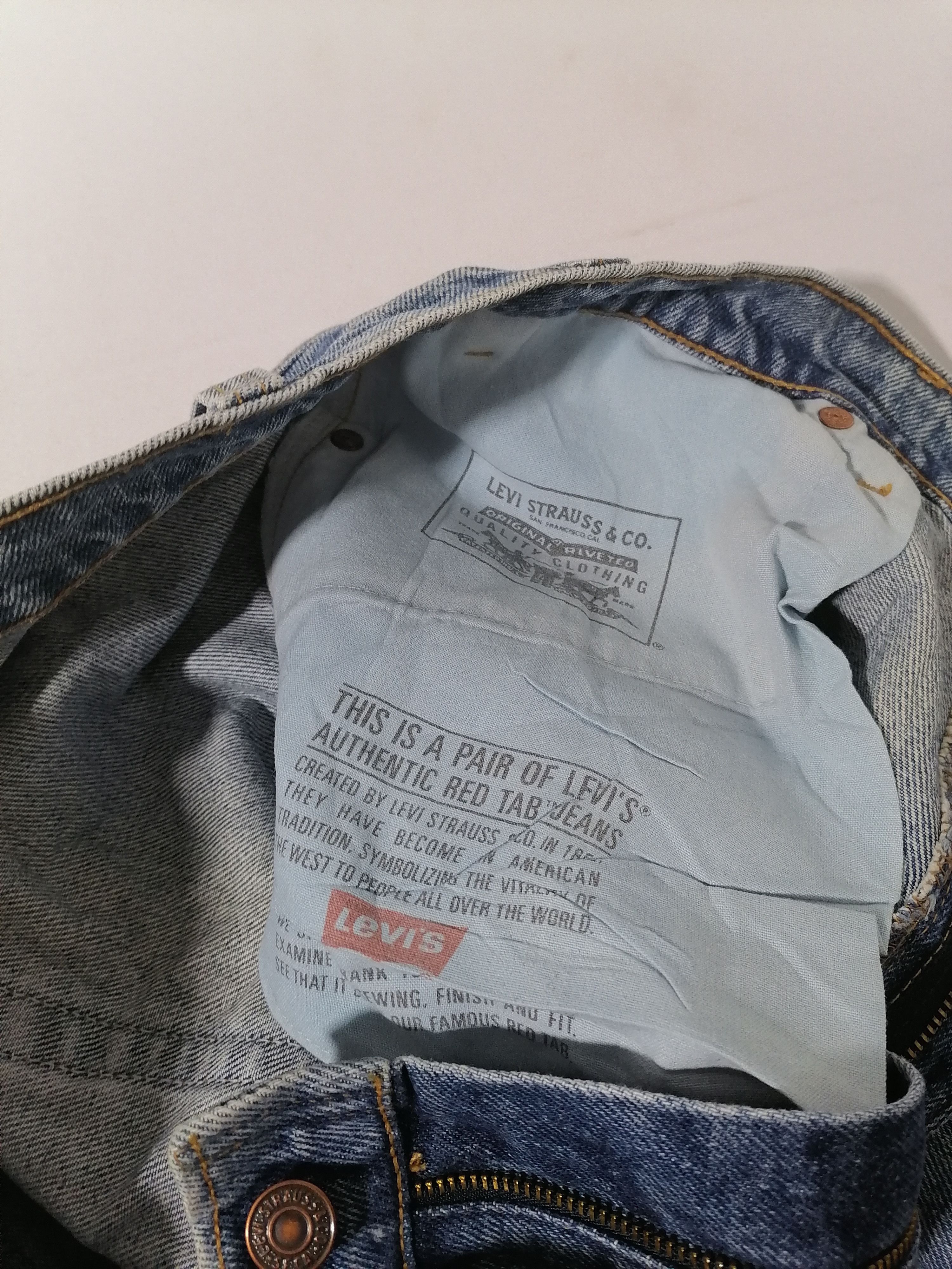 Levi's × Levi's Vintage Clothing 505 Levi's Strauss Denim Jeans Size US 37 - 6 Thumbnail