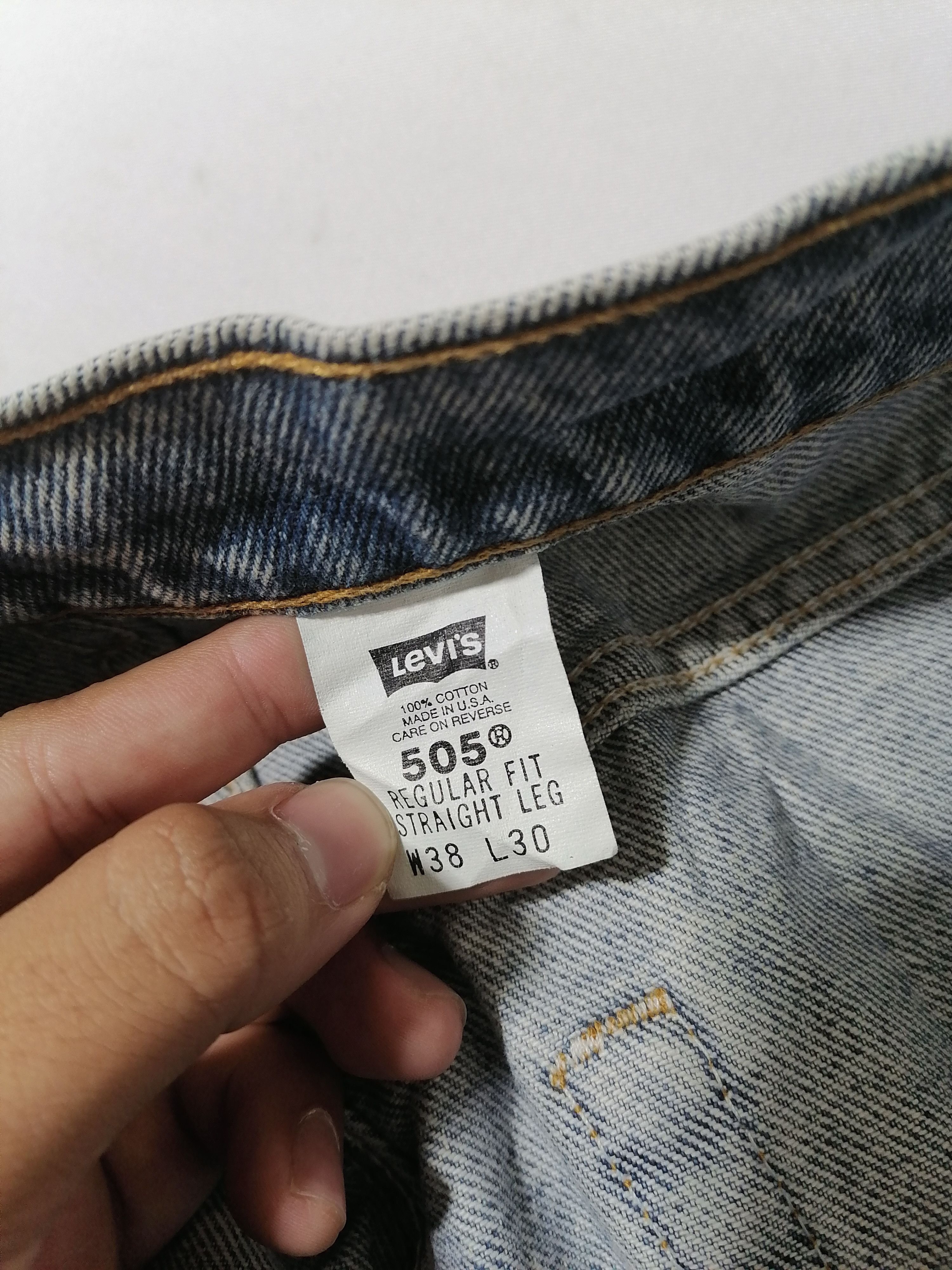 Levi's × Levi's Vintage Clothing 505 Levi's Strauss Denim Jeans Size US 37 - 7 Thumbnail