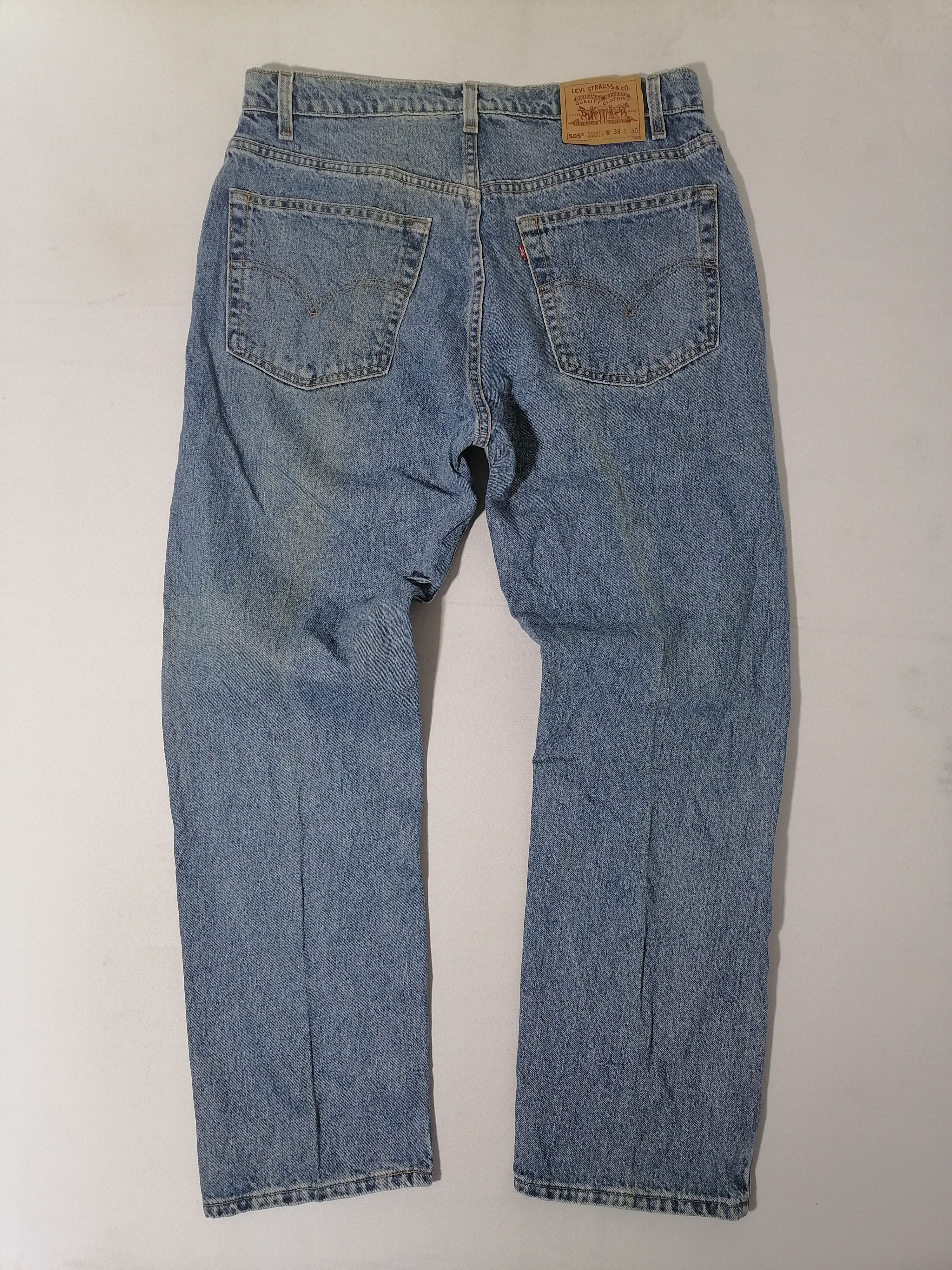 Levi's × Levi's Vintage Clothing 505 Levi's Strauss Denim Jeans Size US 37 - 2 Thumbnail