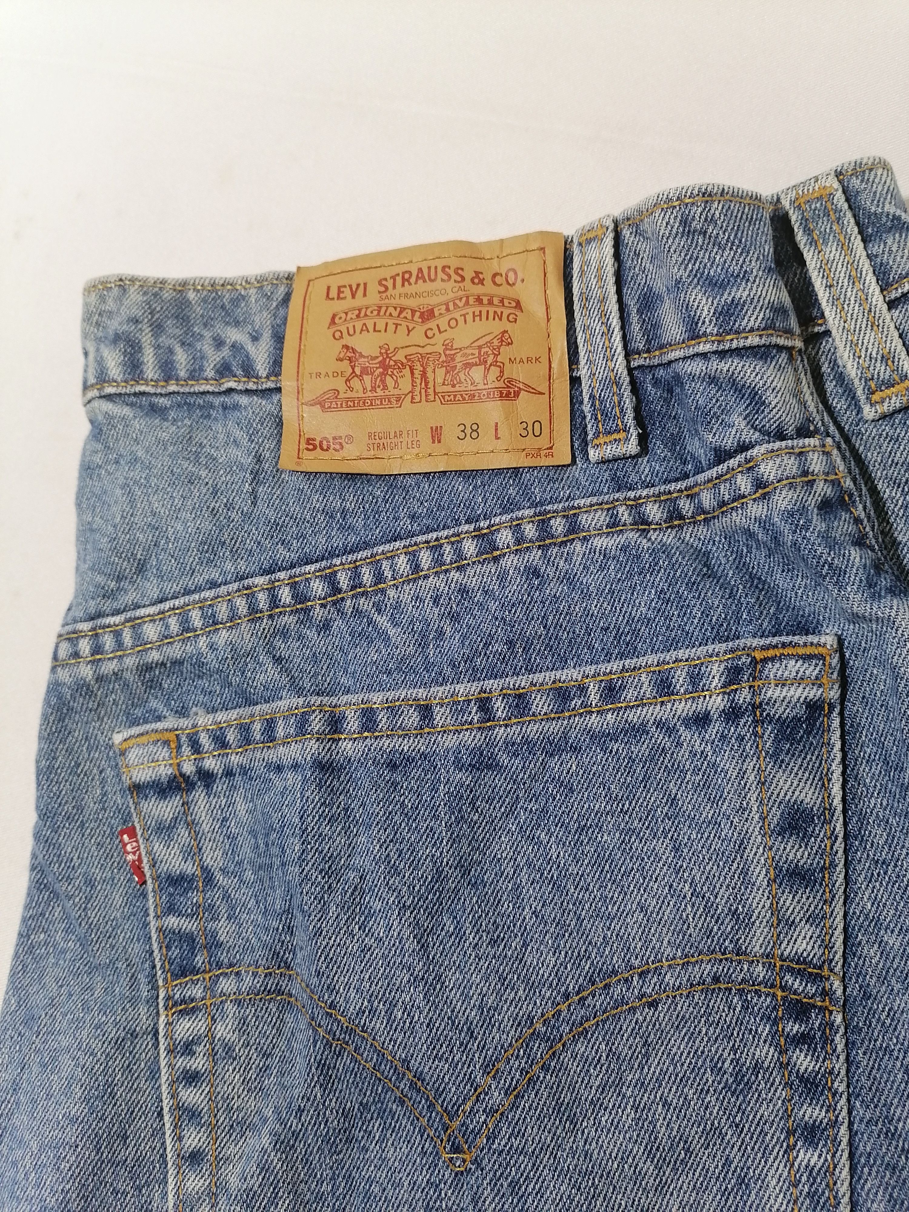 Levi's × Levi's Vintage Clothing 505 Levi's Strauss Denim Jeans Size US 37 - 9 Thumbnail