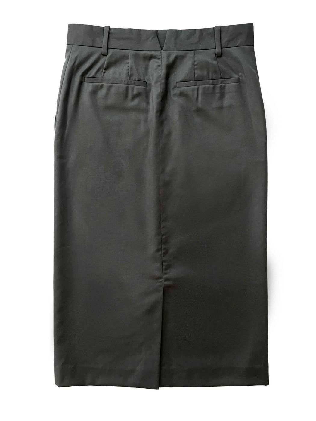 Balenciaga ⚡️QUICK SALE⚡️Sample Balenciaga by Demna Dark Grey Skirt Size 29" - 2 Thumbnail