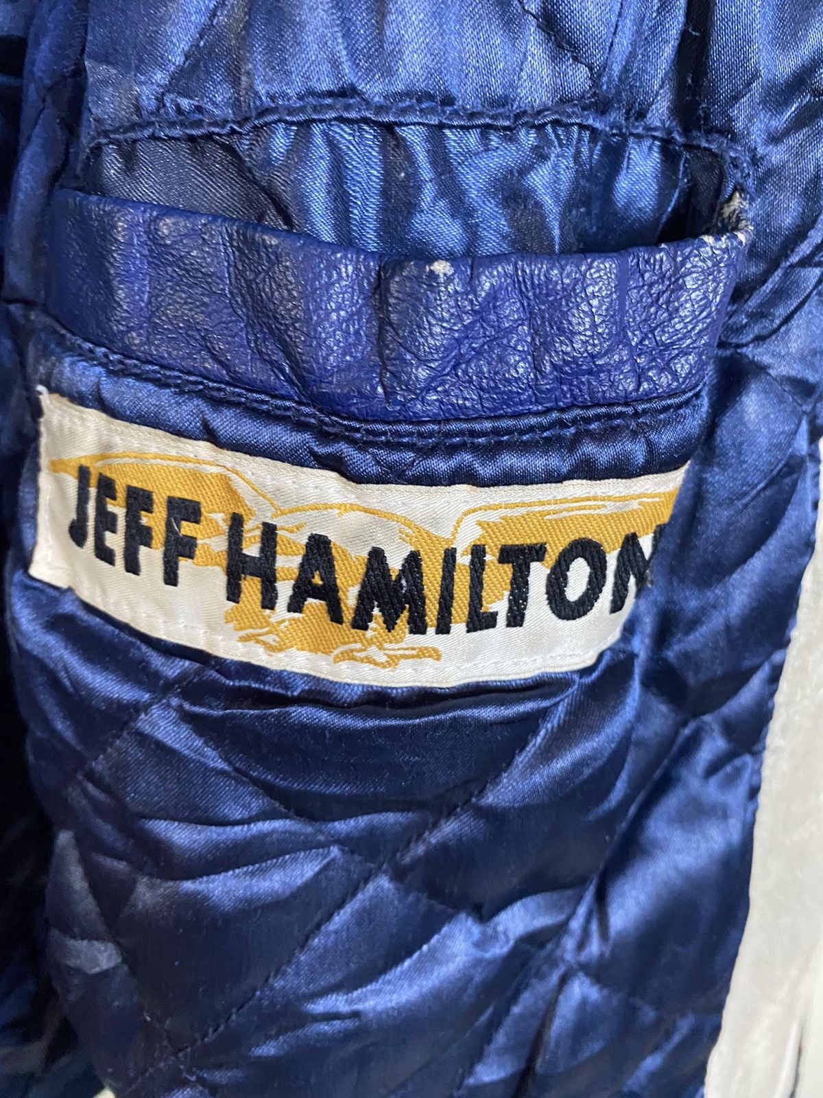 Jeff Hamilton × NASCAR Vintage Jeff Hamilton 50th Anniversary Nascar Leather Jacket Size US L / EU 52-54 / 3 - 12 Thumbnail