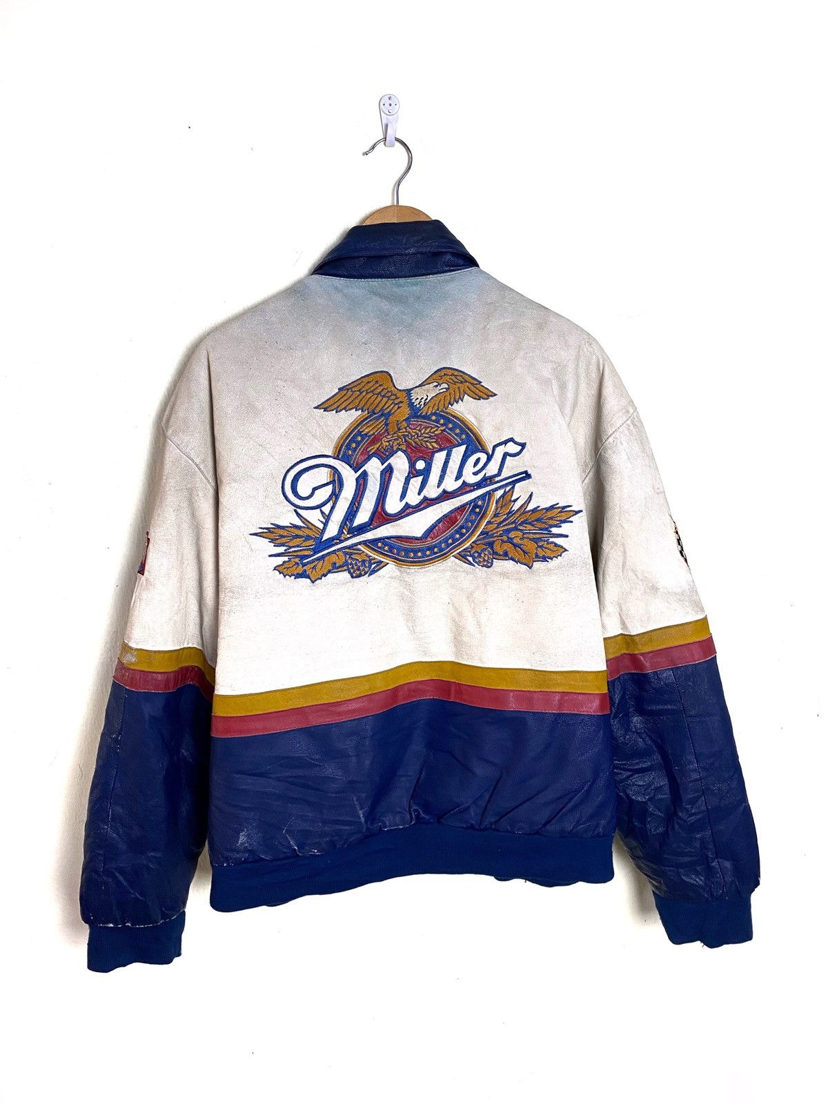 Jeff Hamilton × NASCAR Vintage Jeff Hamilton 50th Anniversary Nascar Leather Jacket Size US L / EU 52-54 / 3 - 8 Thumbnail