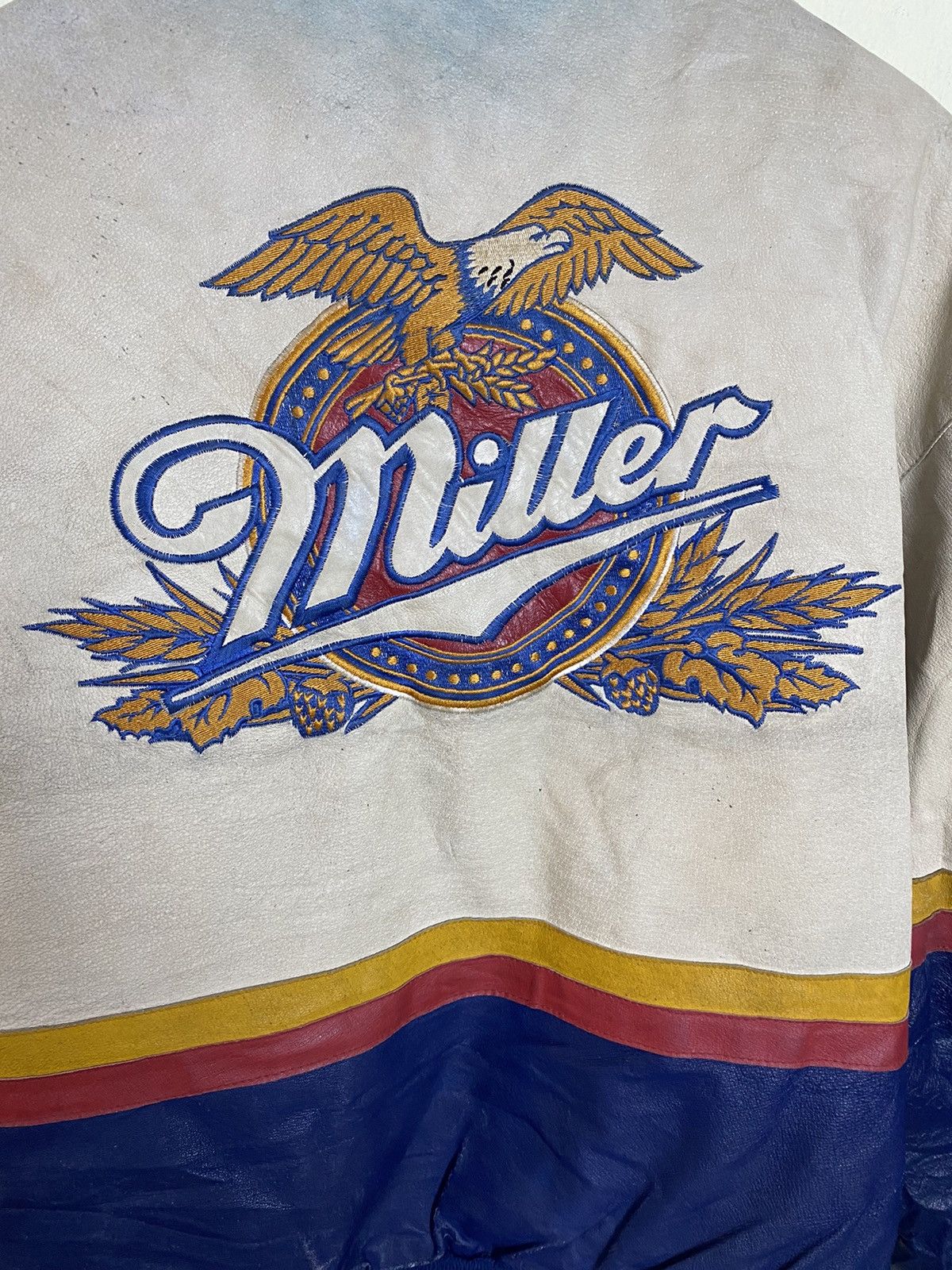 Jeff Hamilton × NASCAR Vintage Jeff Hamilton 50th Anniversary Nascar Leather Jacket Size US L / EU 52-54 / 3 - 9 Thumbnail