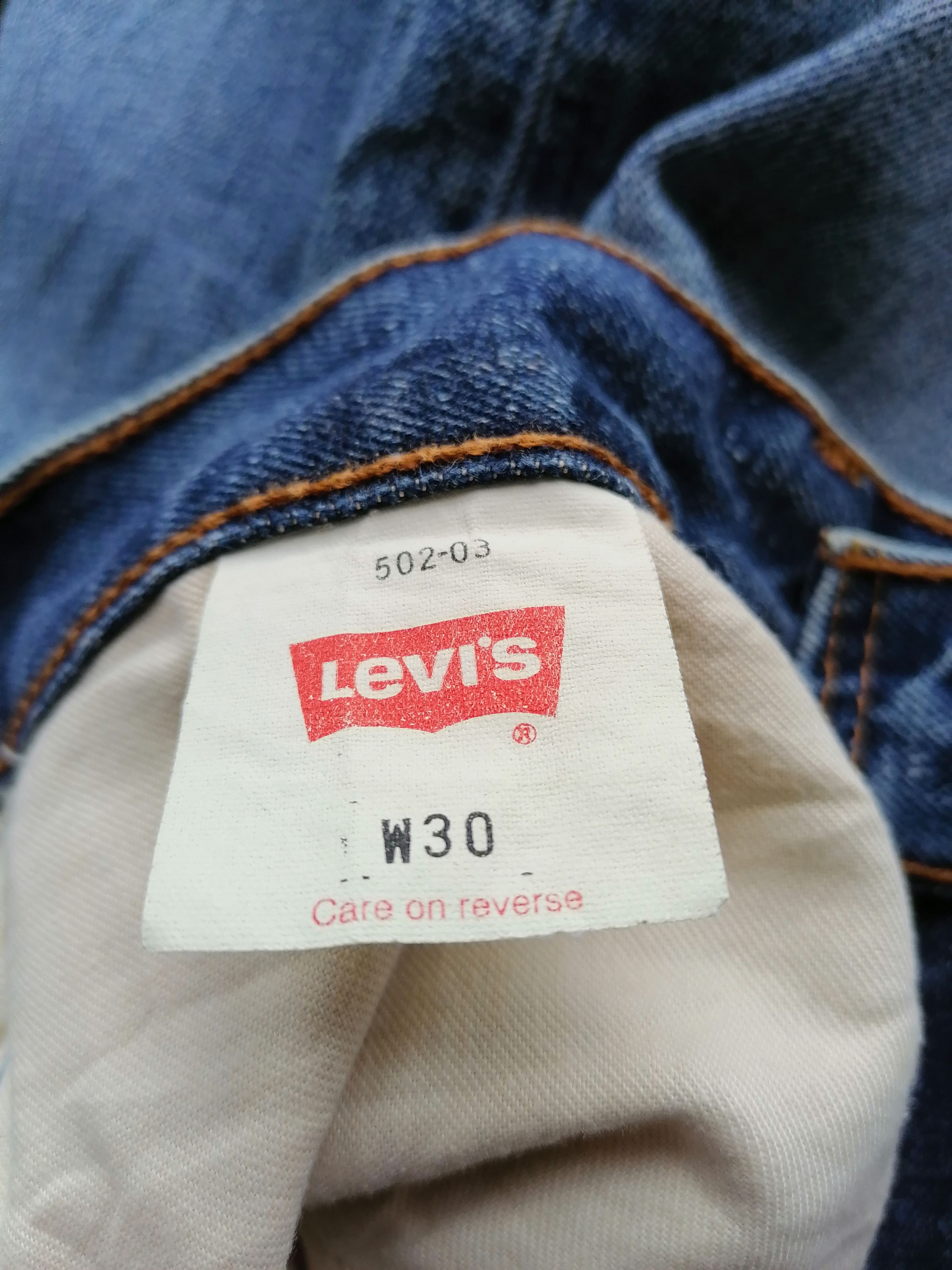 Levi's × Levi's Vintage Clothing 502 Levi's Strauss Denim Jeans Size US 29 - 7 Thumbnail