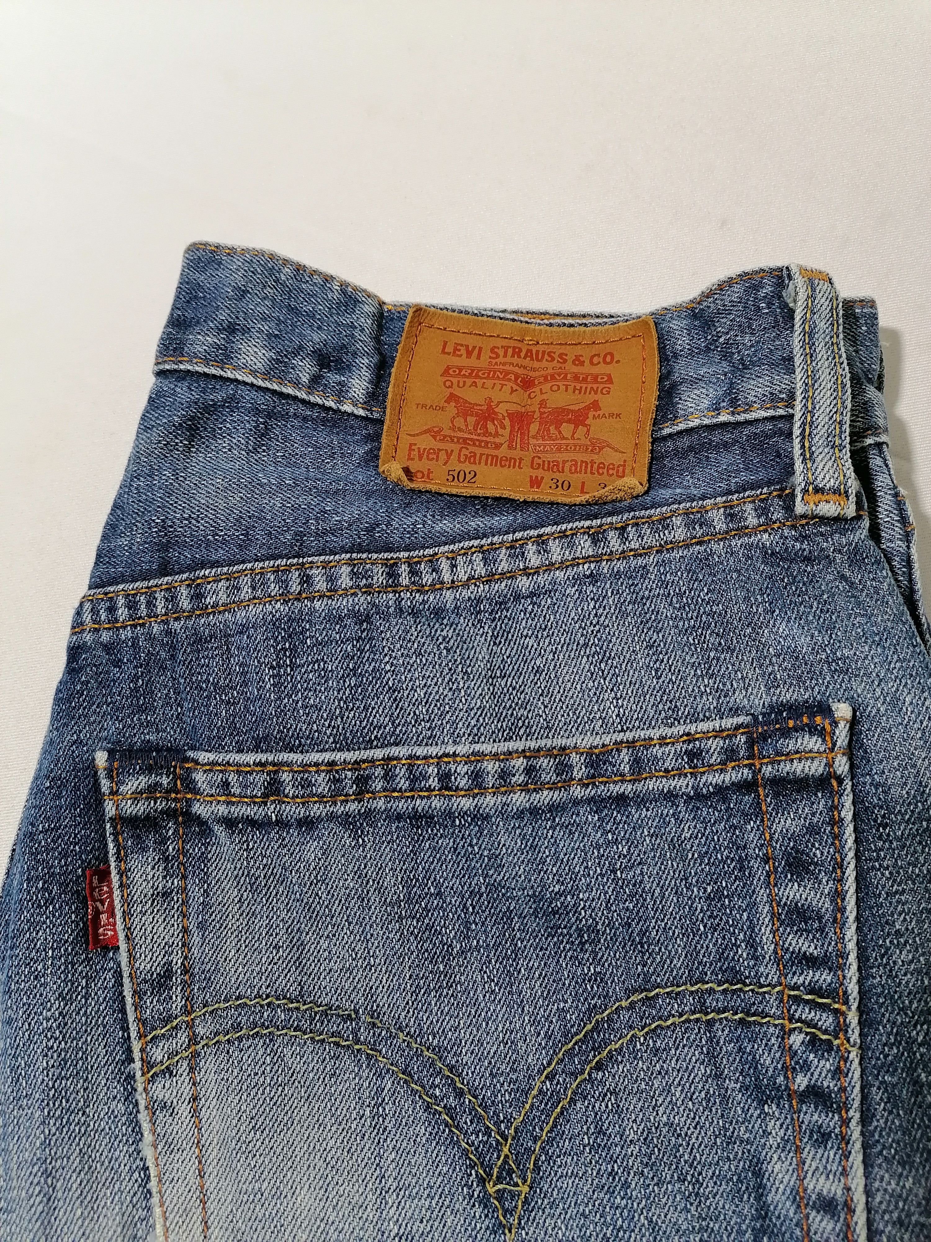 Levi's × Levi's Vintage Clothing 502 Levi's Strauss Denim Jeans Size US 29 - 3 Thumbnail
