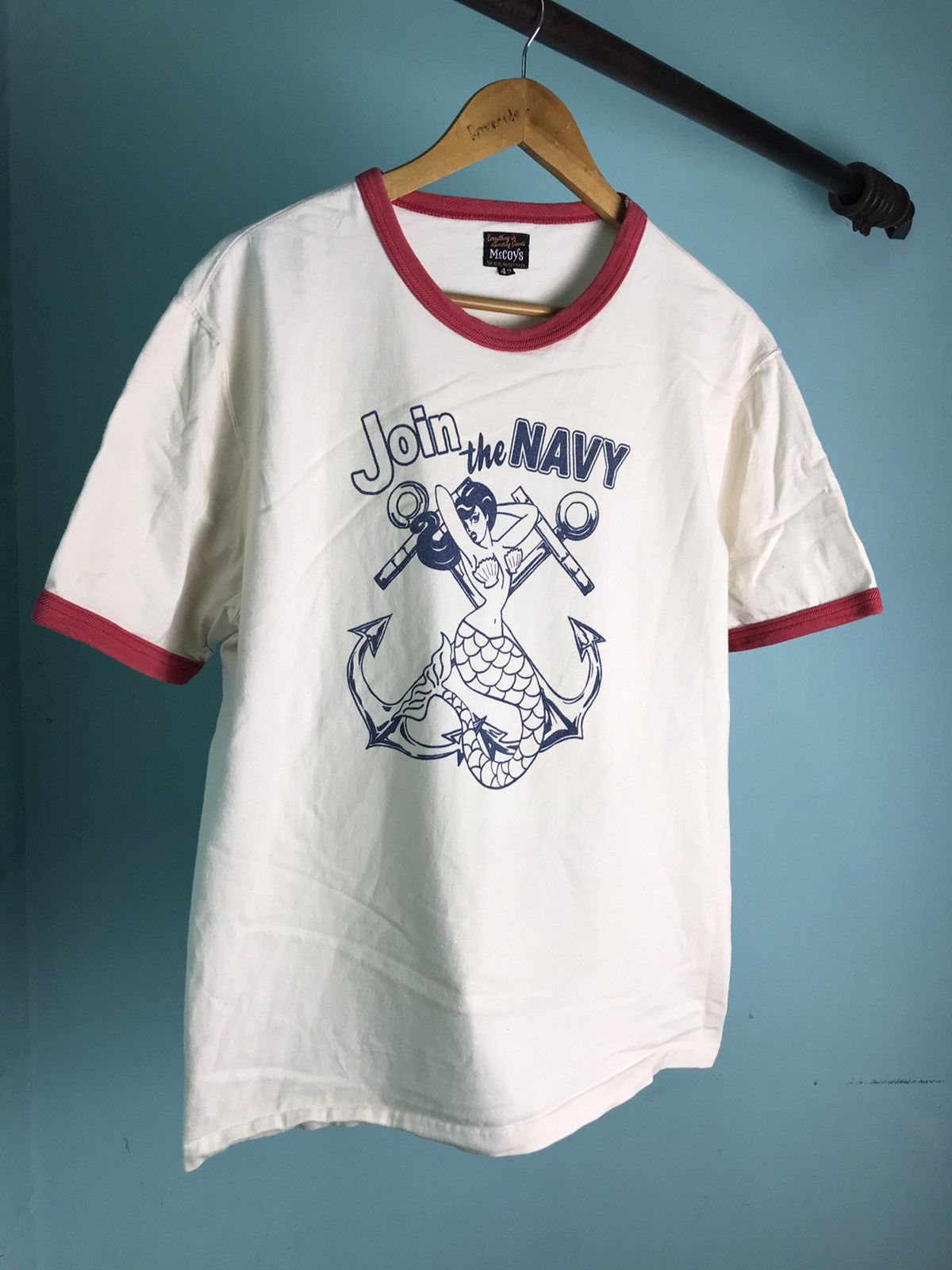 The Real McCoy's × Vintage Vintage The real Mccoys Tee Size US L / EU 52-54 / 3 - 4 Thumbnail