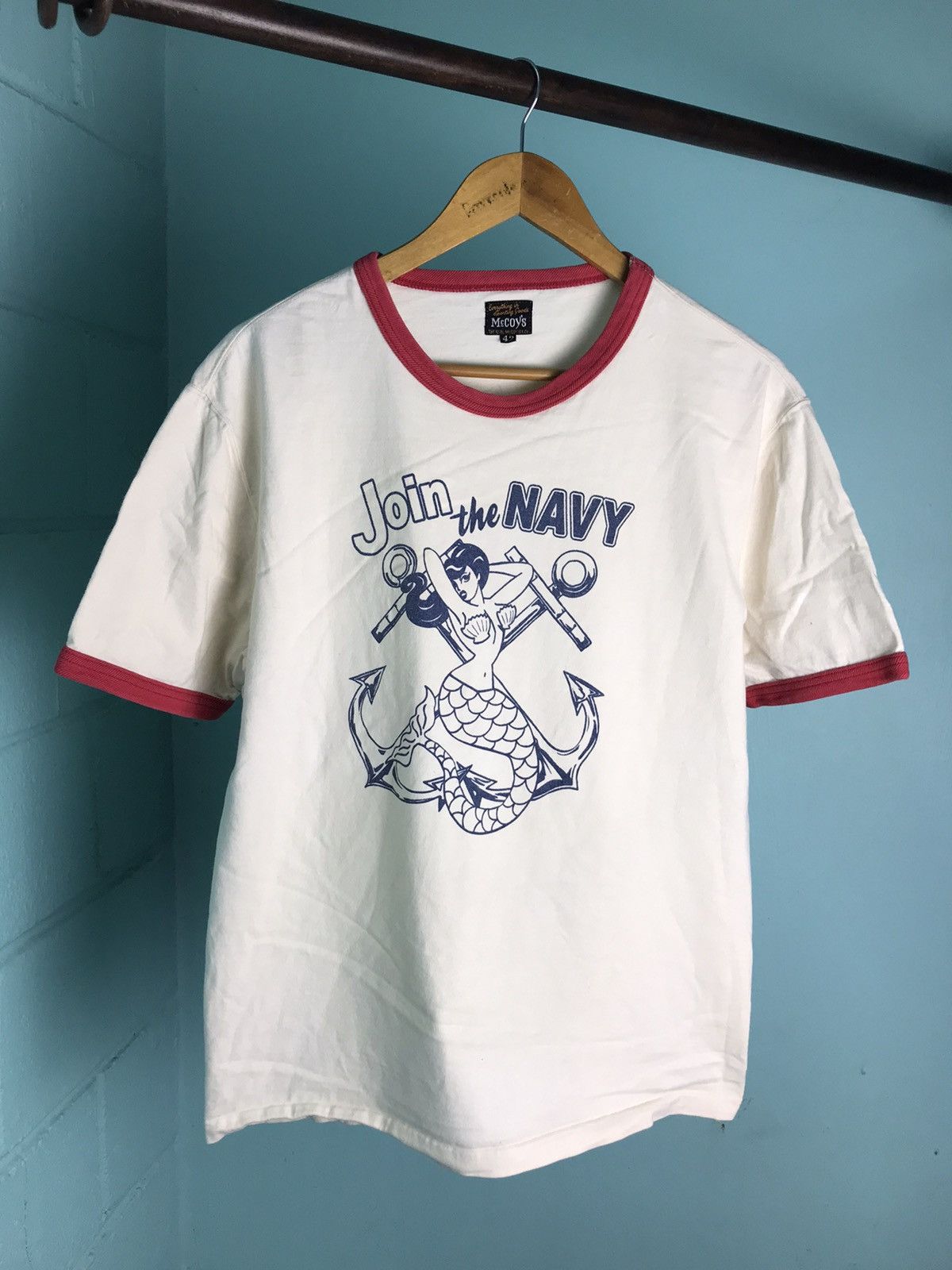 The Real McCoy's × Vintage Vintage The real Mccoys Tee Size US L / EU 52-54 / 3 - 1 Thumbnail