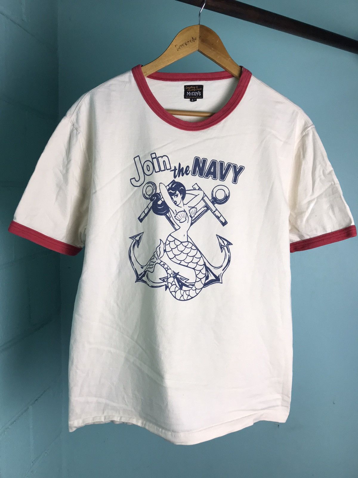 The Real McCoy's × Vintage Vintage The real Mccoys Tee Size US L / EU 52-54 / 3 - 3 Thumbnail
