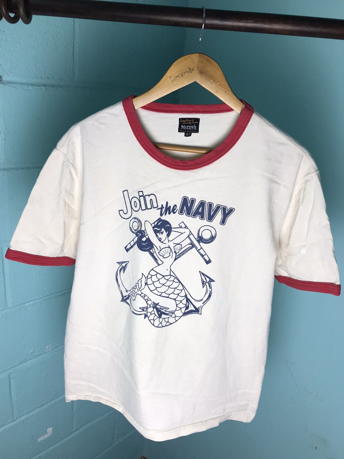 The Real McCoy's × Vintage Vintage The real Mccoys Tee Size US L / EU 52-54 / 3 - 9 Thumbnail