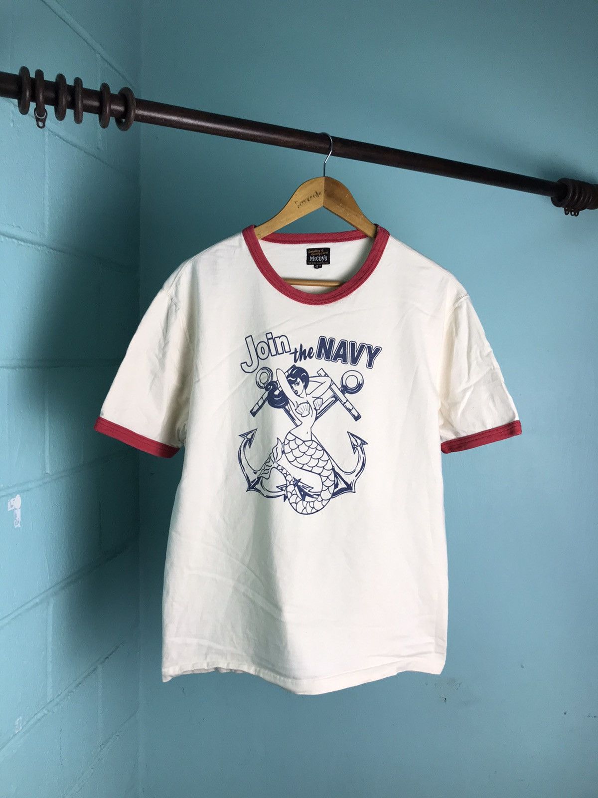 The Real McCoy's × Vintage Vintage The real Mccoys Tee Size US L / EU 52-54 / 3 - 2 Thumbnail